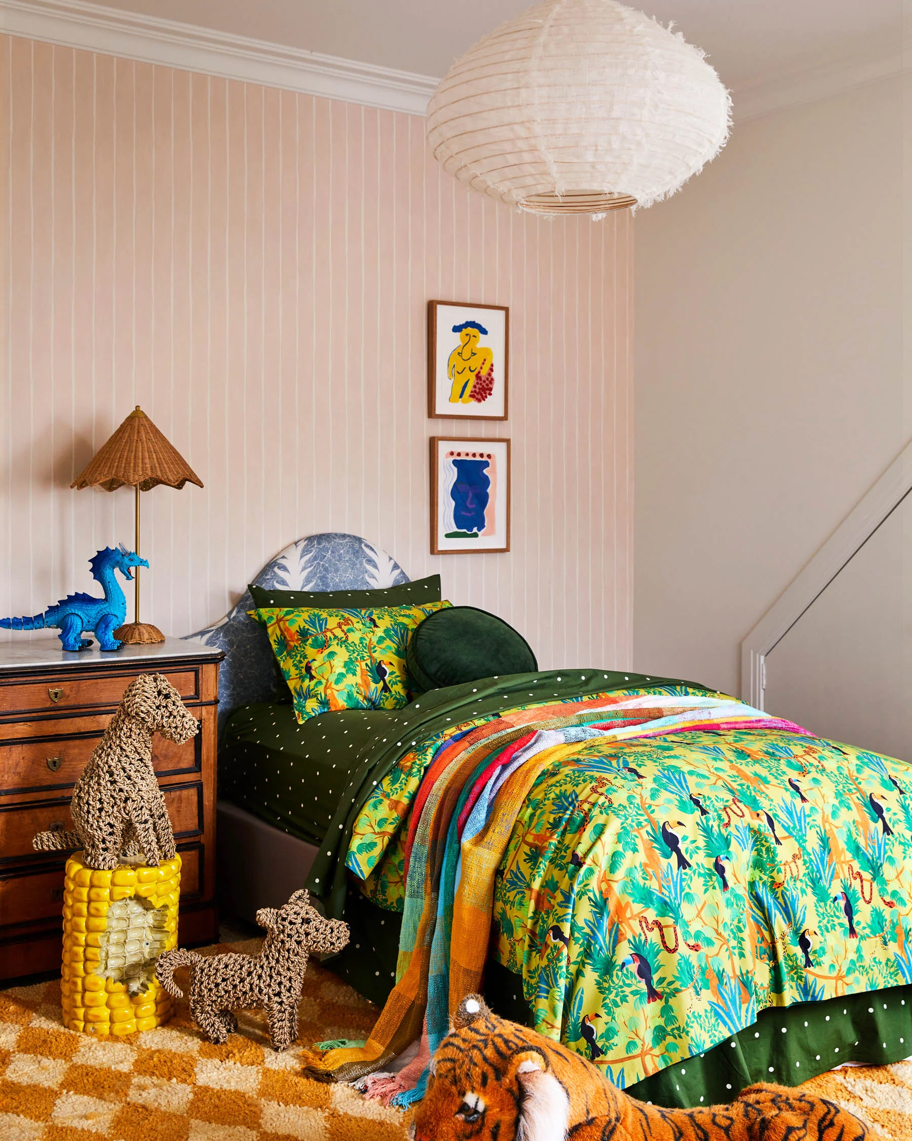 Kombu Green Velvet Pea Cushion - Image 7