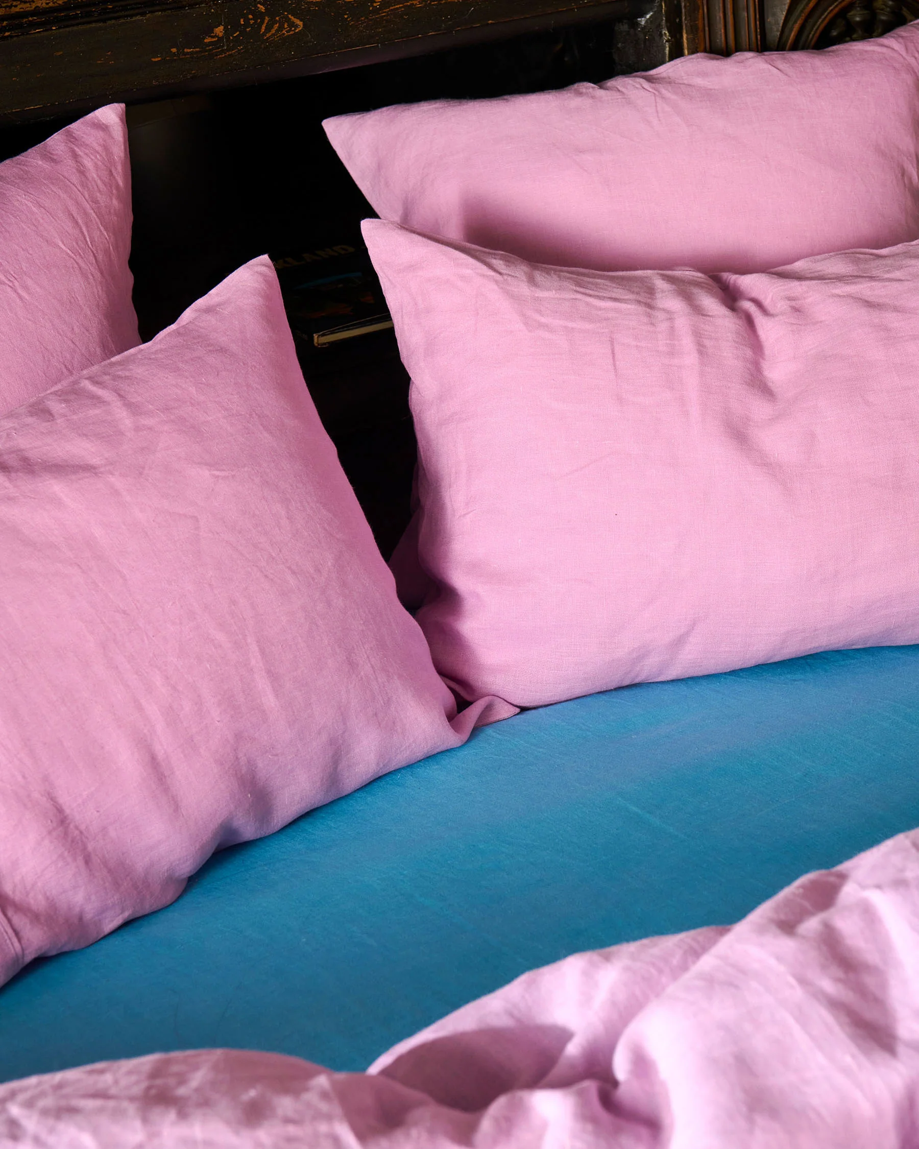 Lavender Linen European Pillowcases - Image 2