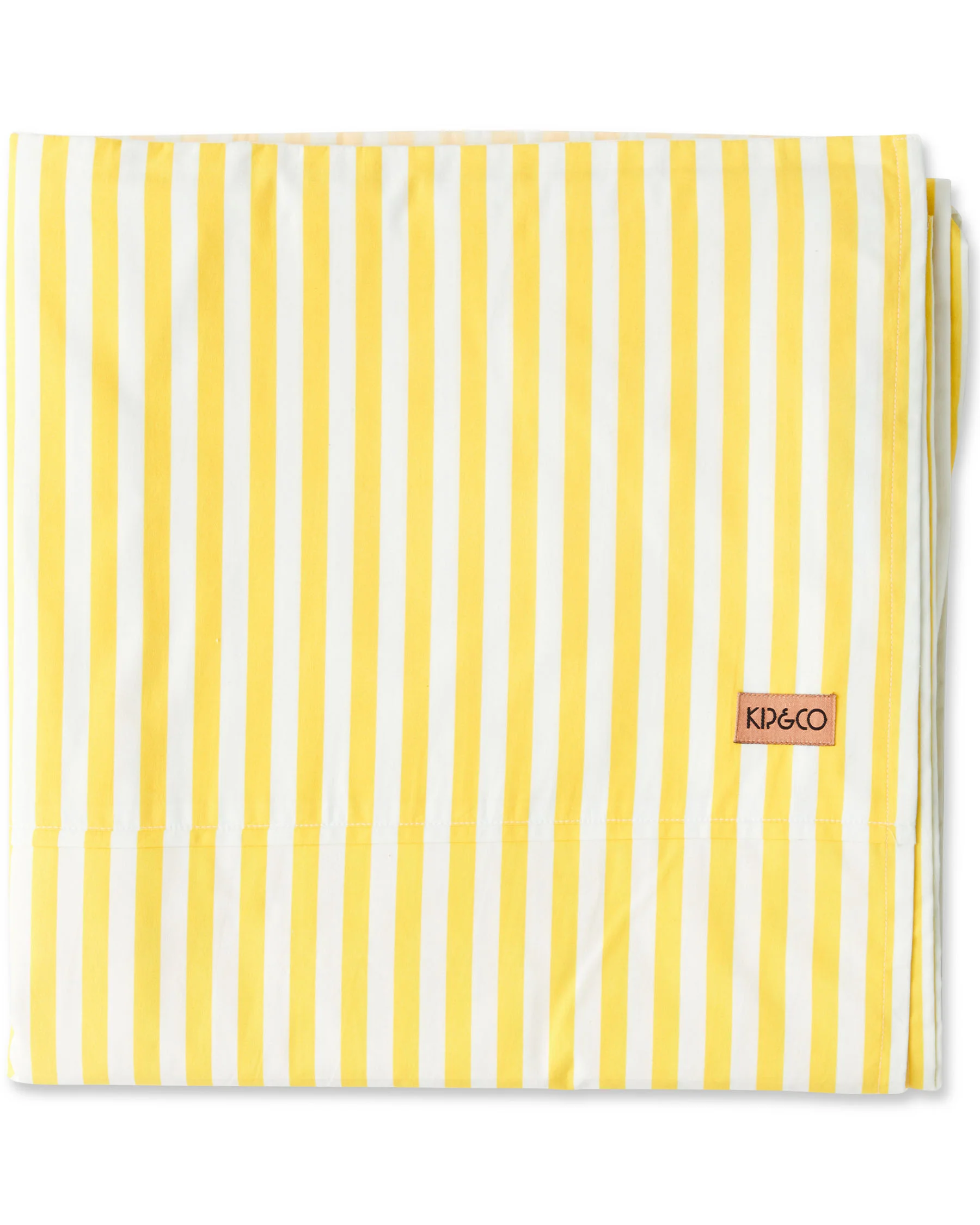 Limoncello Stripe Organic Cotton Flat Sheet (US)
