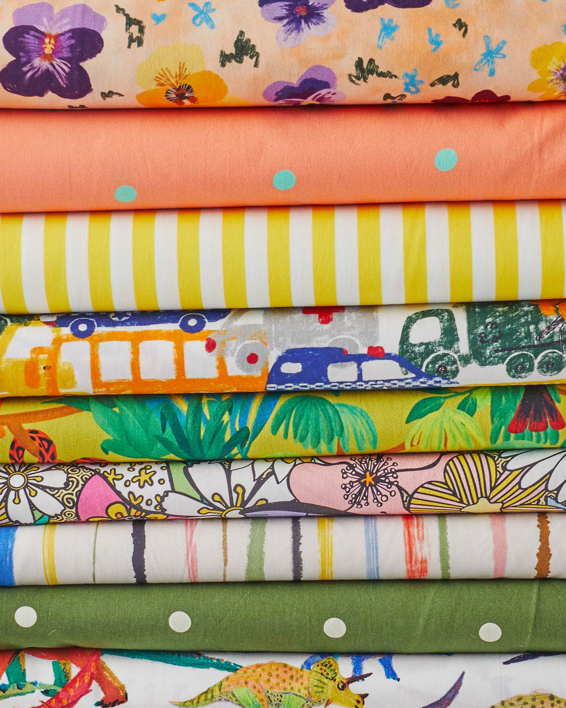 Limoncello Stripe Organic Cotton Flat Sheet (US) - Image 5