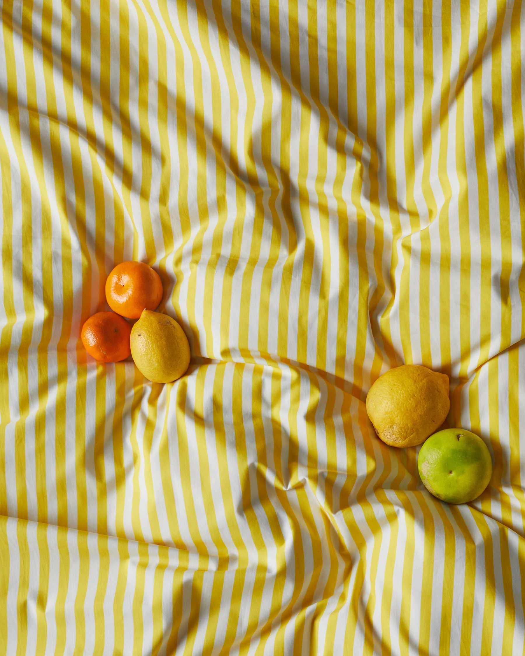Limoncello Stripe Organic Cotton Flat Sheet (US) - Image 6