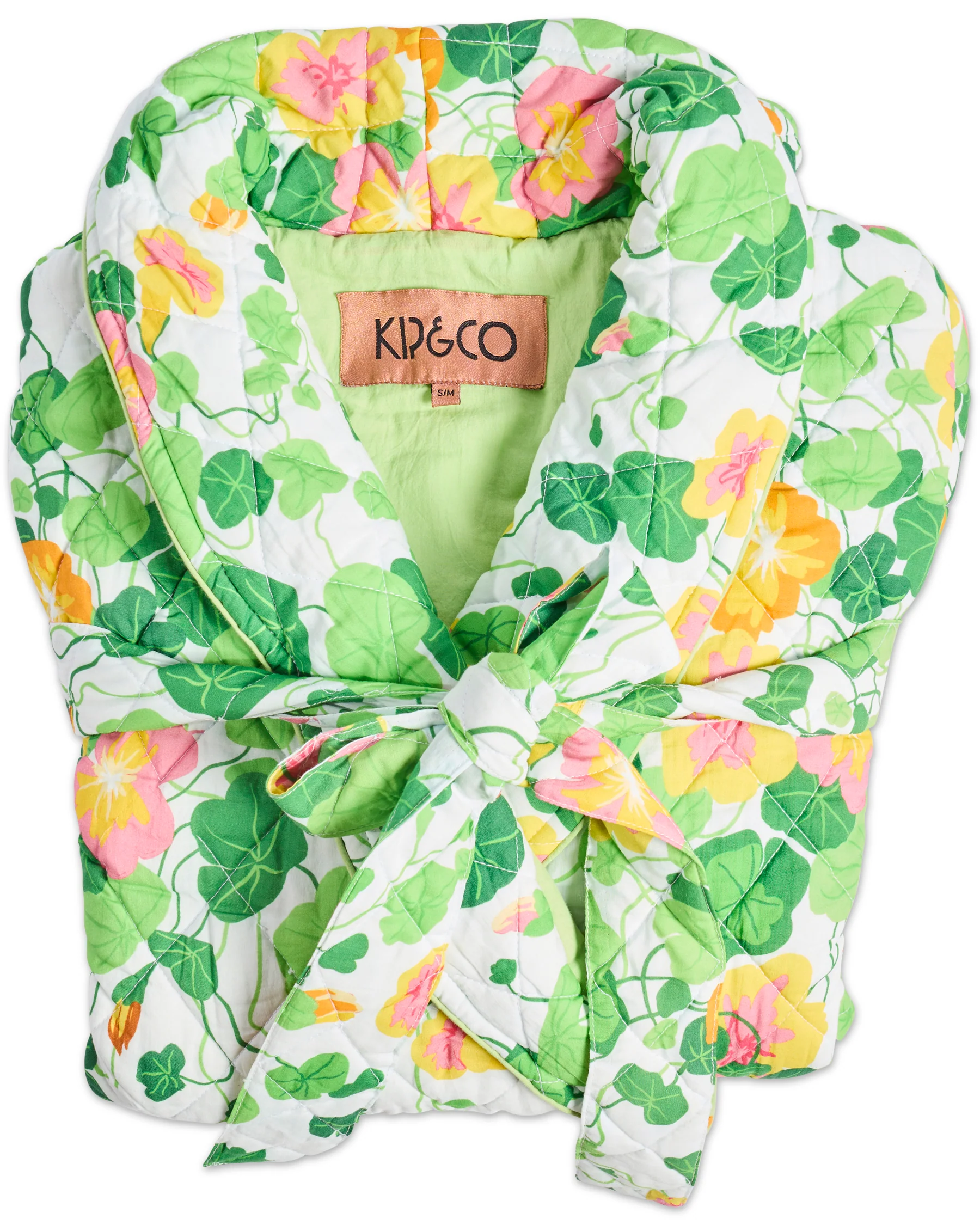 Nasturtium Quilted Cotton Robe - Image 8