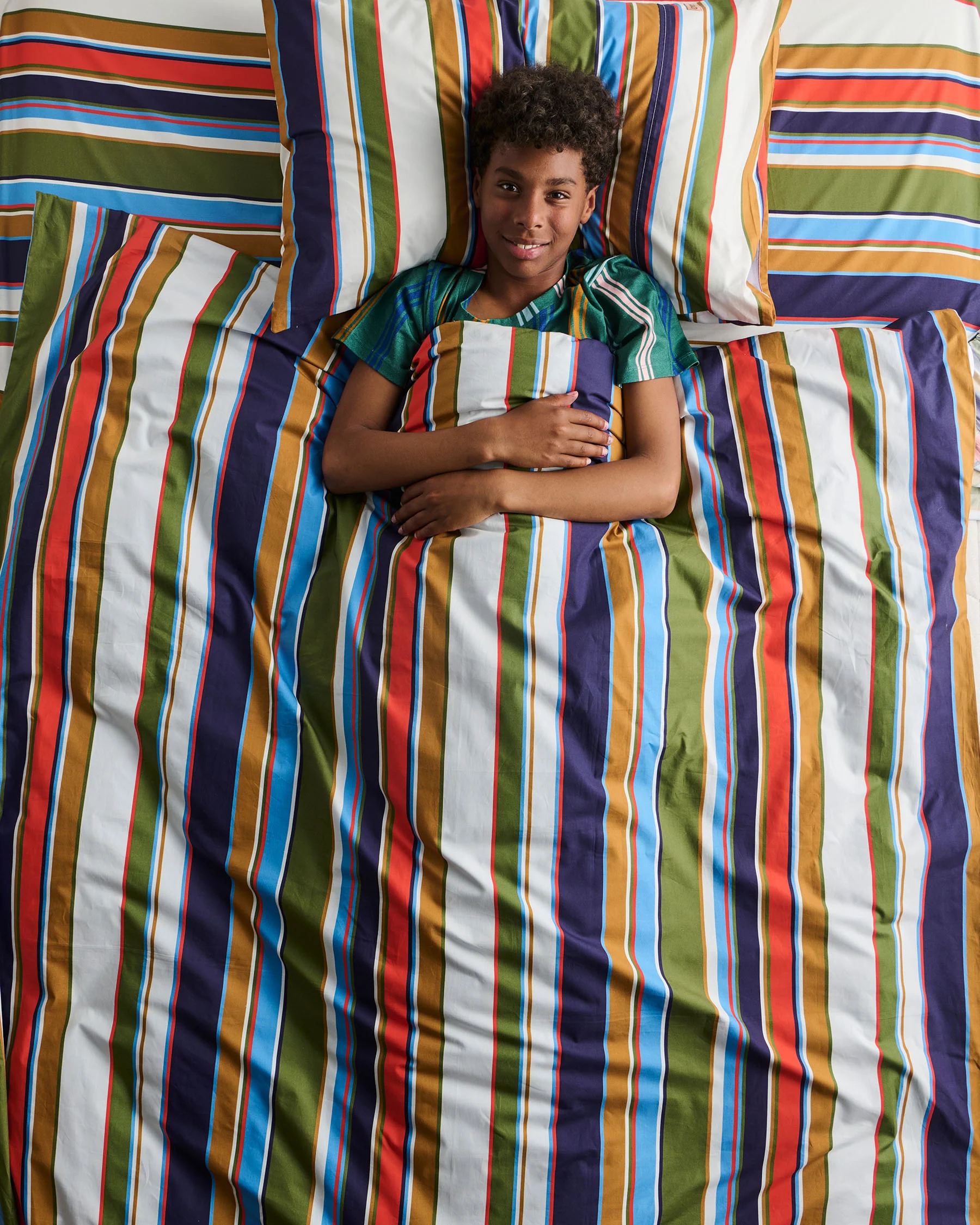 Nautical Stripe Organic Cotton Quilt Cover - Image 6