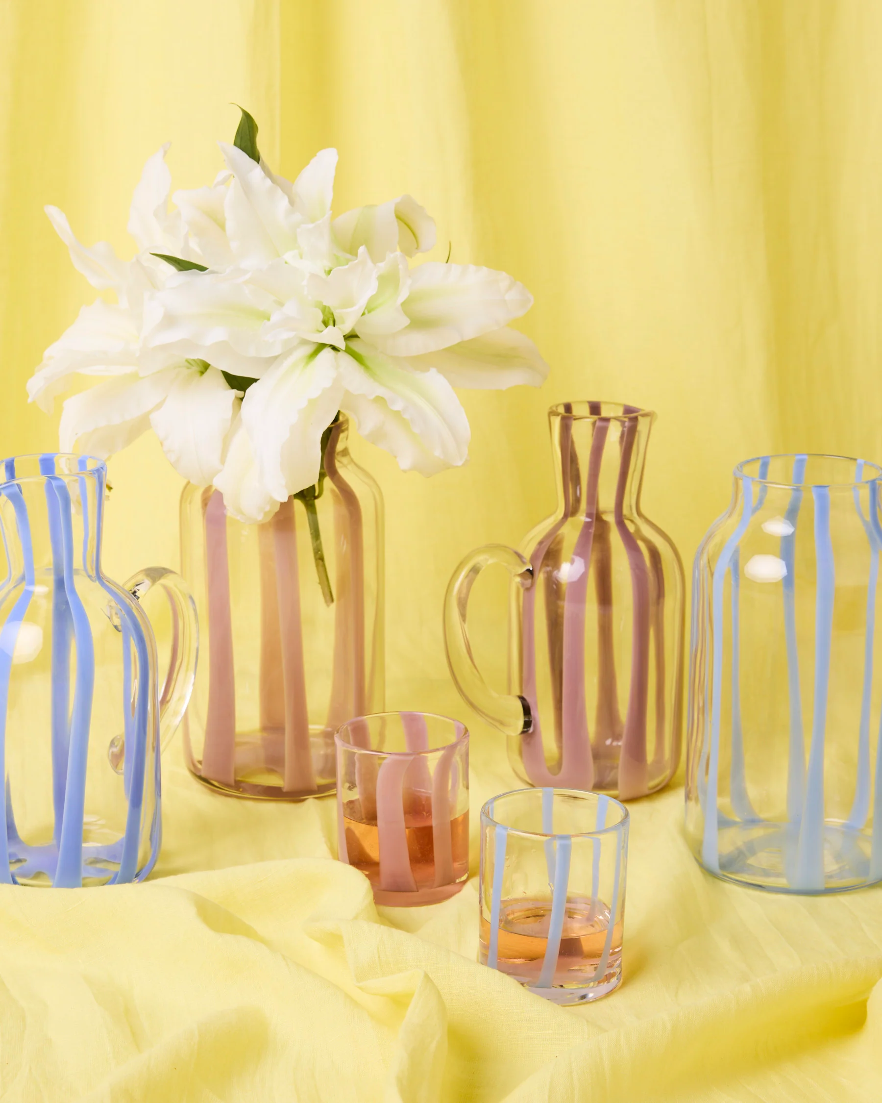 Oink Stripe Water Jug - Image 3