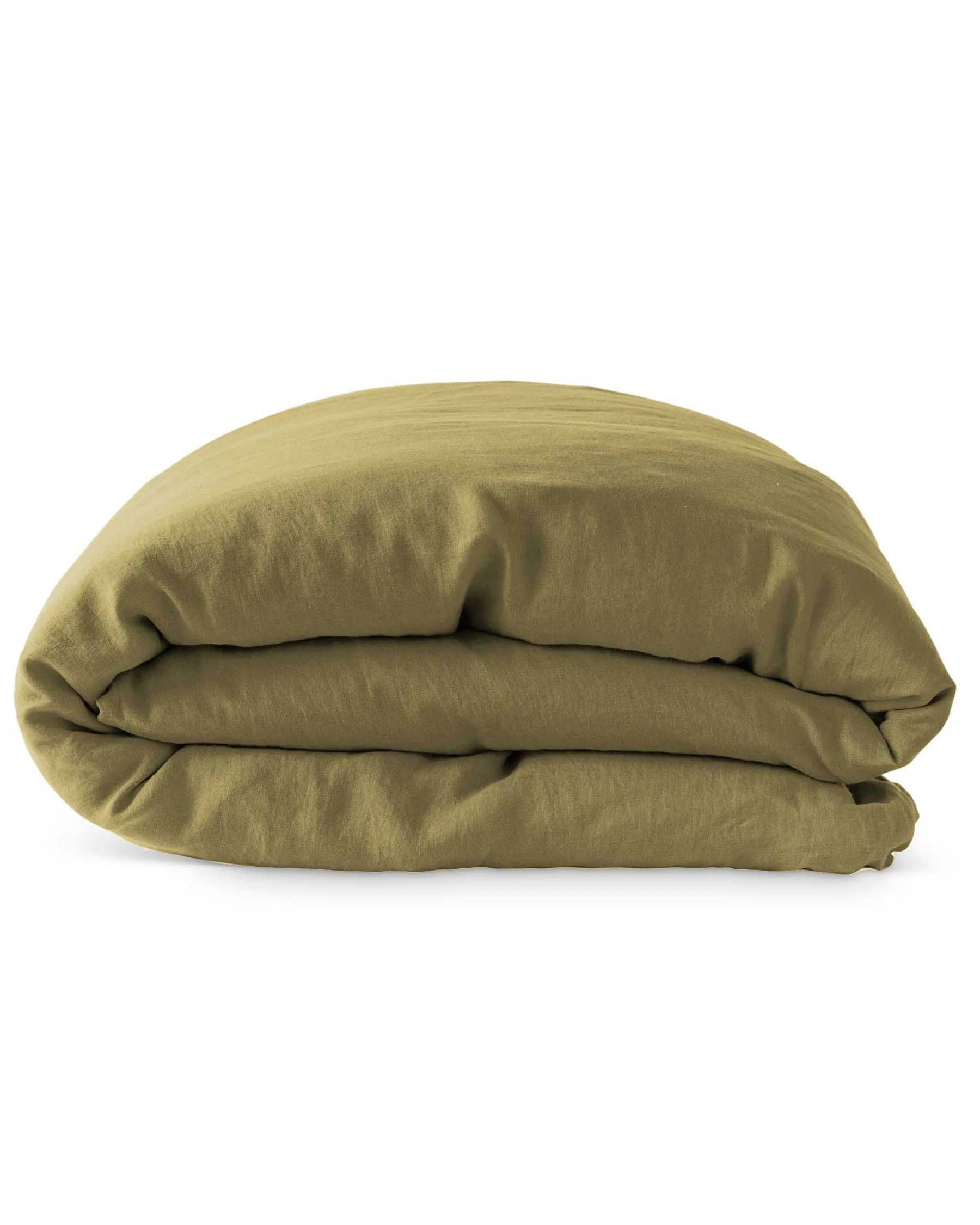 Olive Linen Quilt Cover (US)