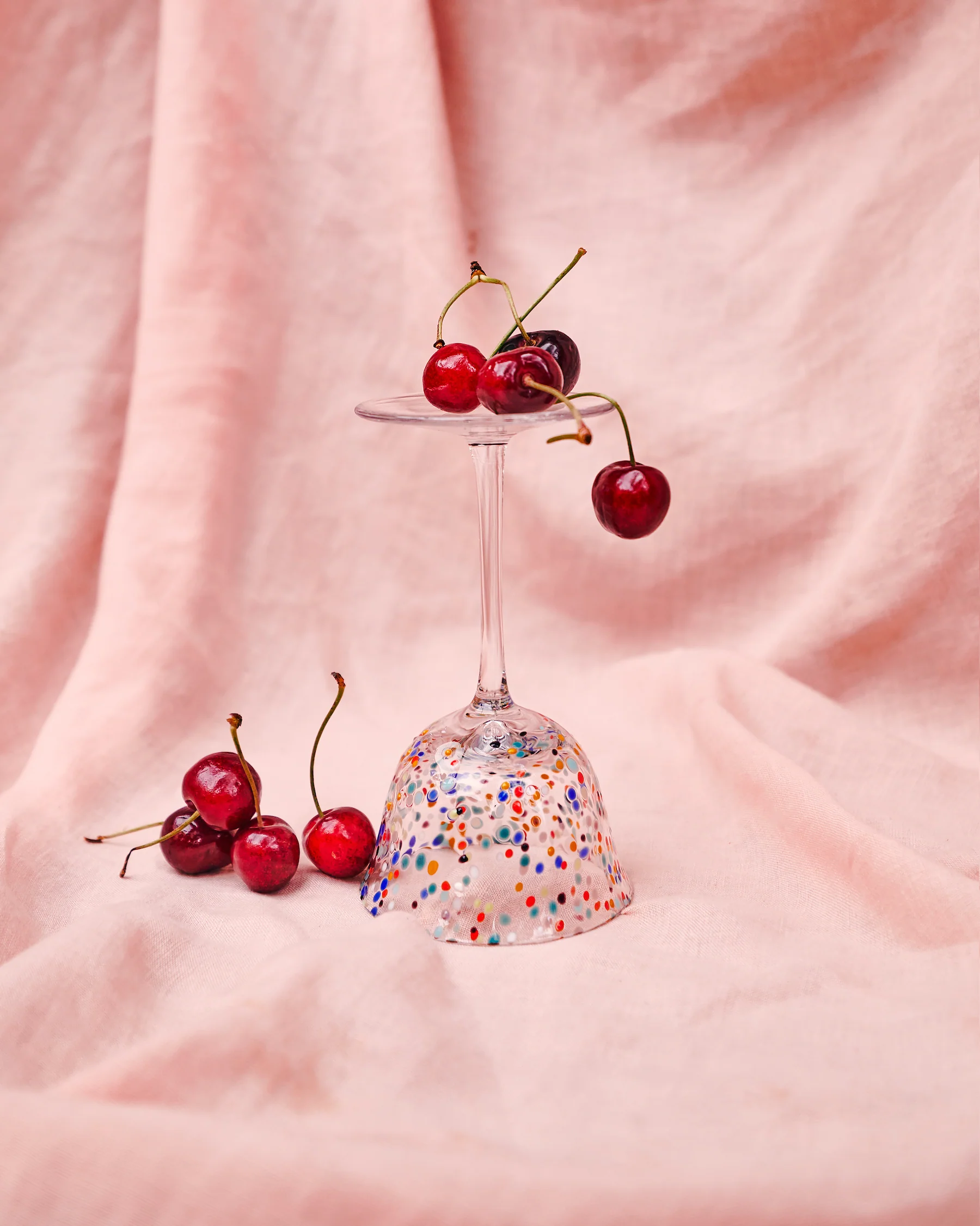 Party Speckle Coupe Glass 2P Set - Image 2
