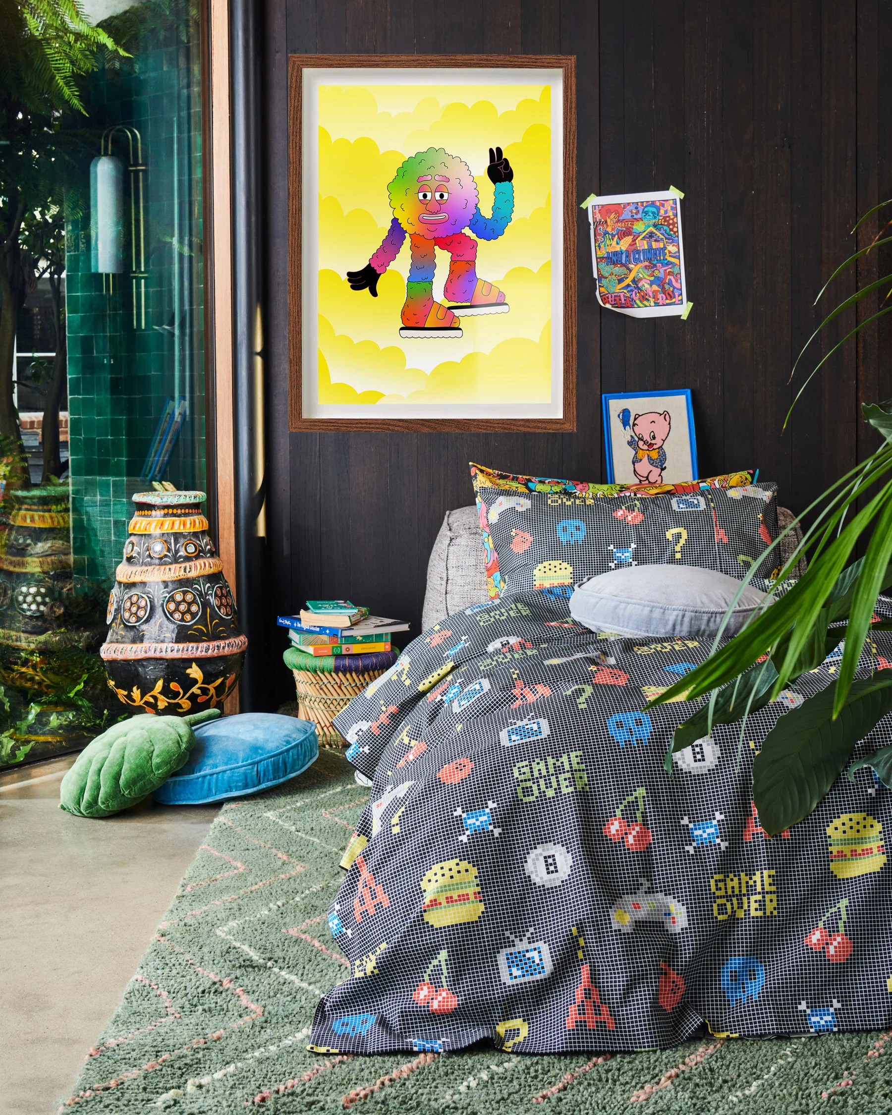 Peace Dude by Nicko Phillips for Kip&Co Printed Wall Art - Image 3