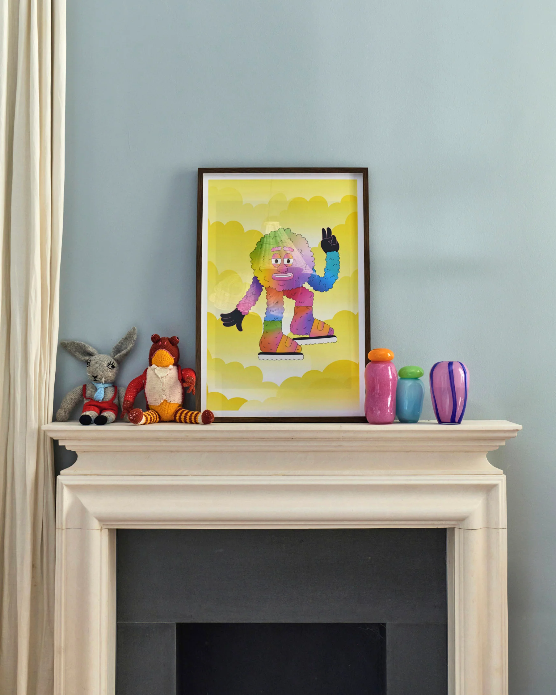 Peace Dude by Nicko Phillips for Kip&Co Printed Wall Art - Image 8
