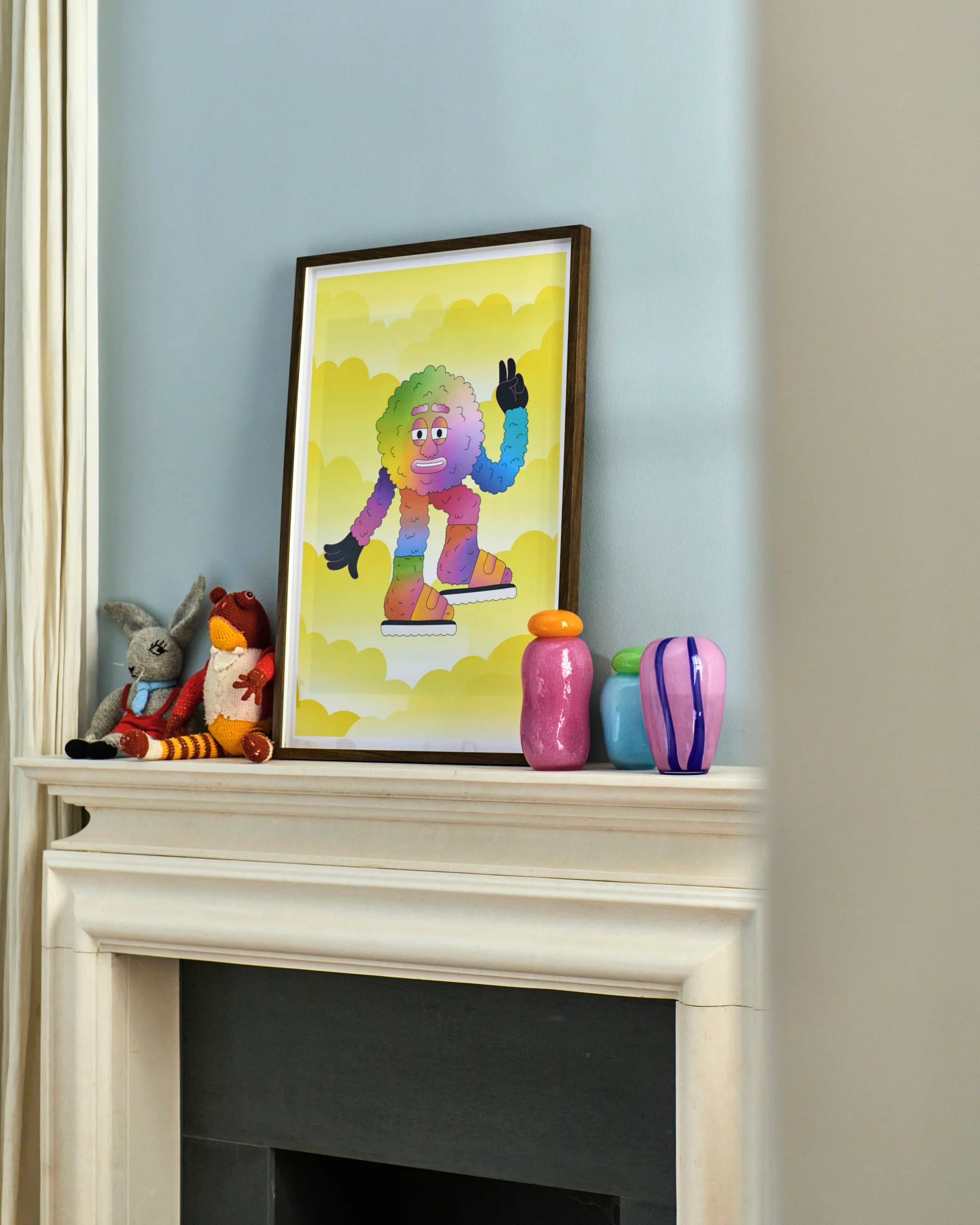 Peace Dude by Nicko Phillips for Kip&Co Printed Wall Art - Image 9
