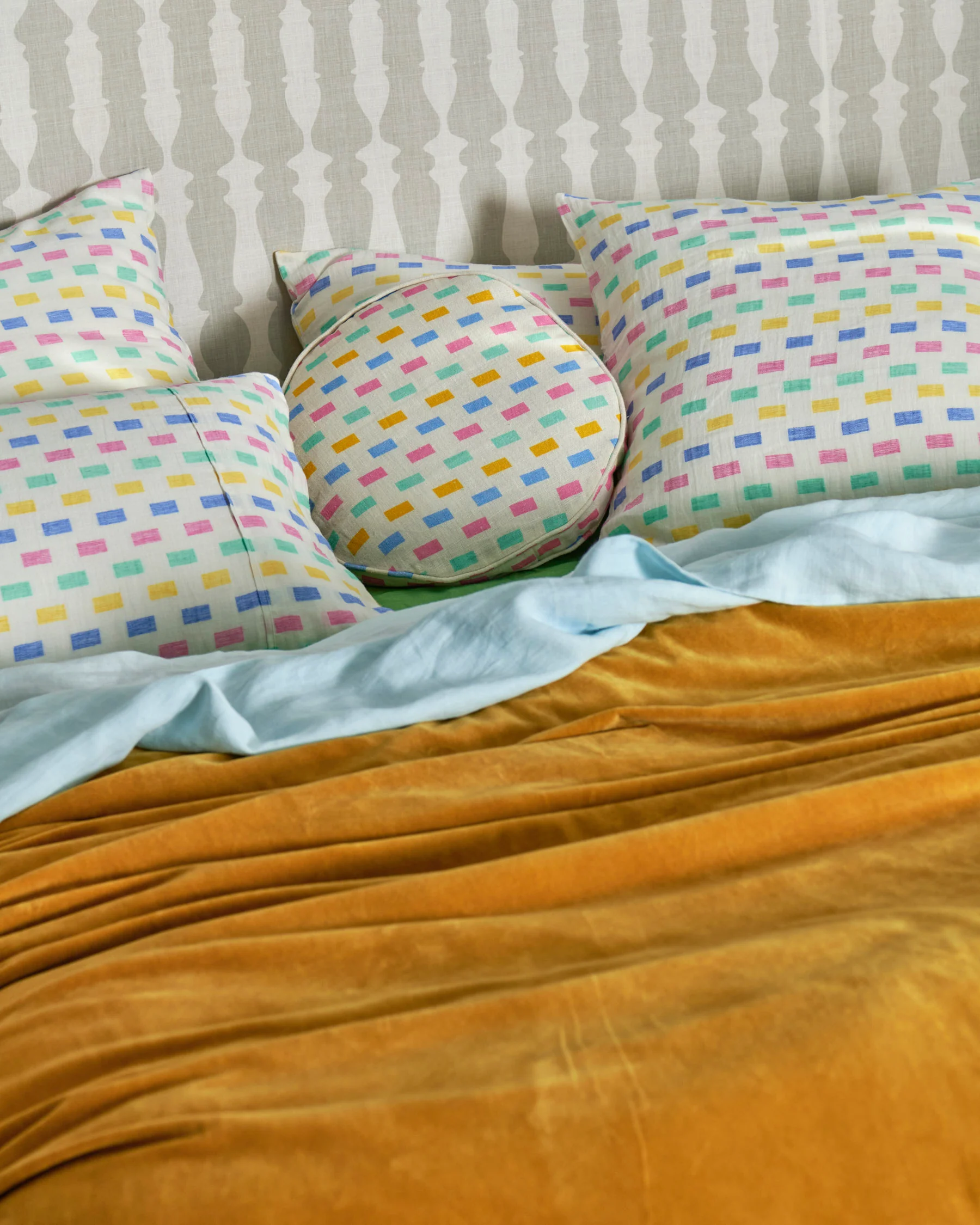 Pecan Velvet Quilt Cover - Image 3