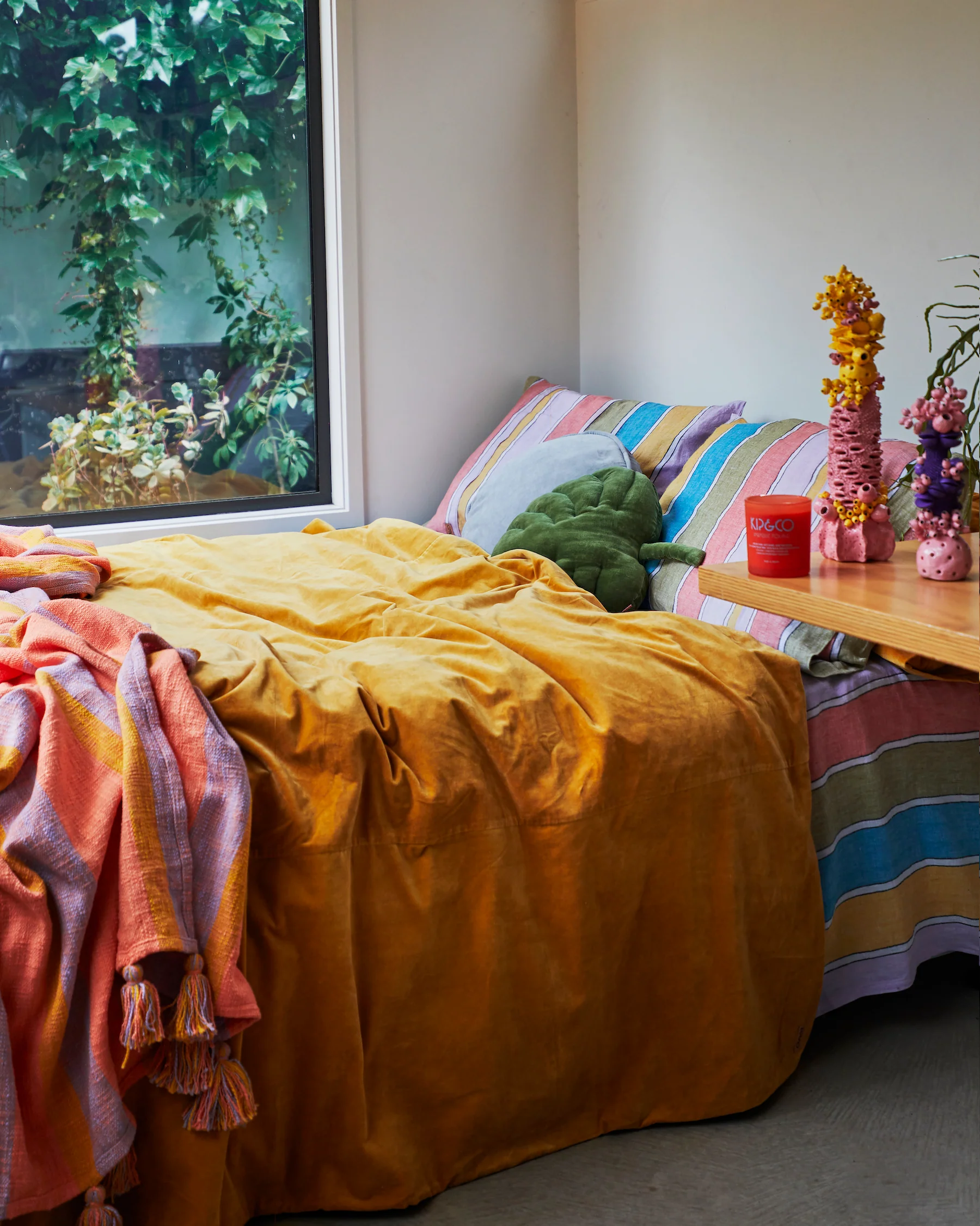 Pecan Velvet Quilt Cover - Image 7
