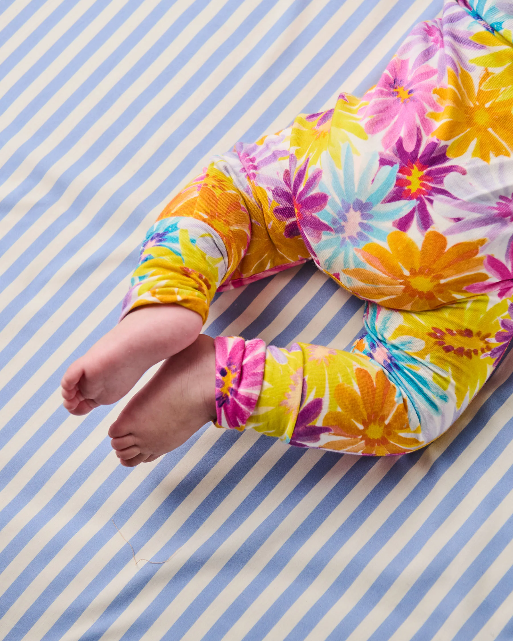 Petal Power Organic Long Sleeve Zip Romper - Image 4
