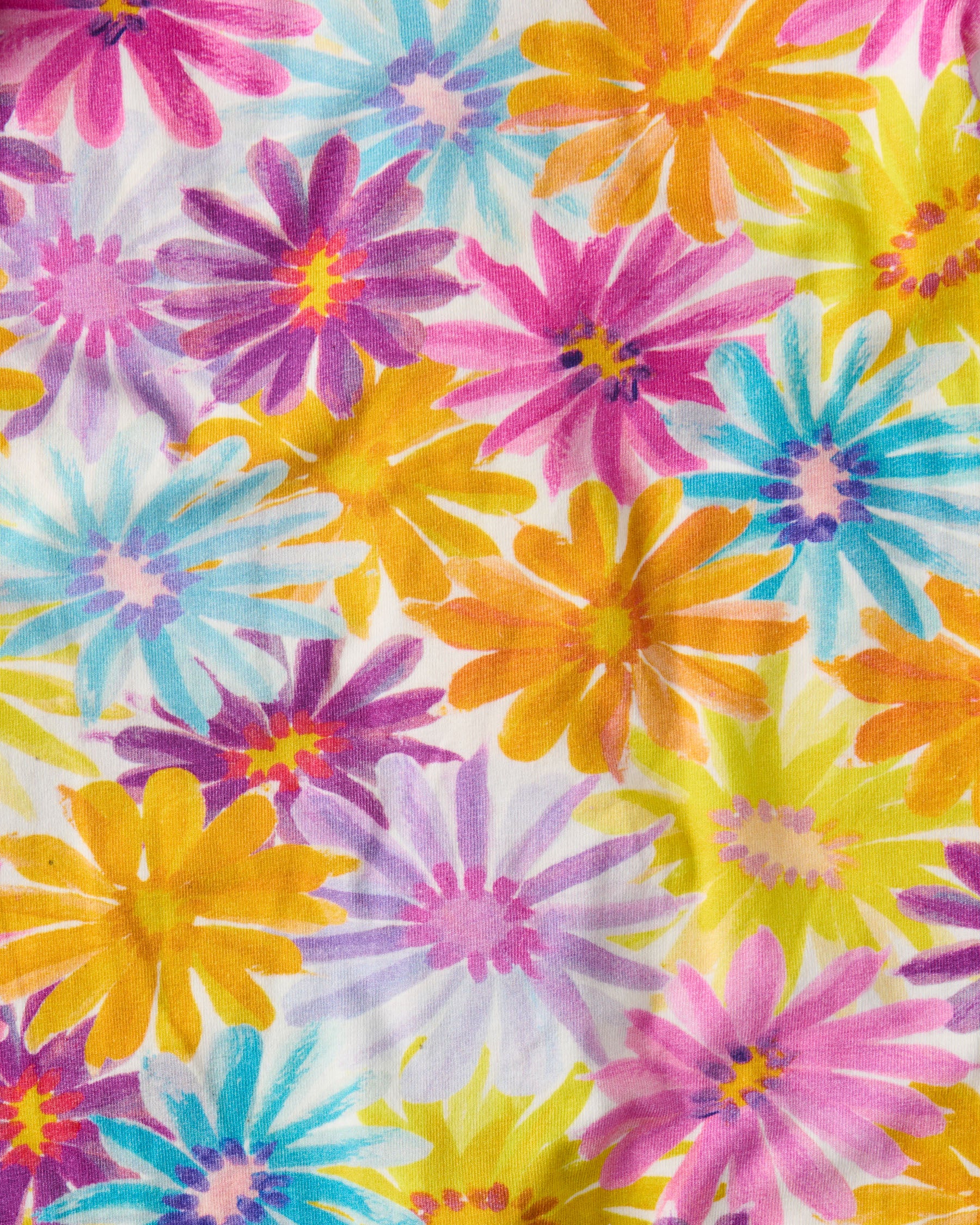 Petal Power Organic Long Sleeve Zip Romper - Image 7