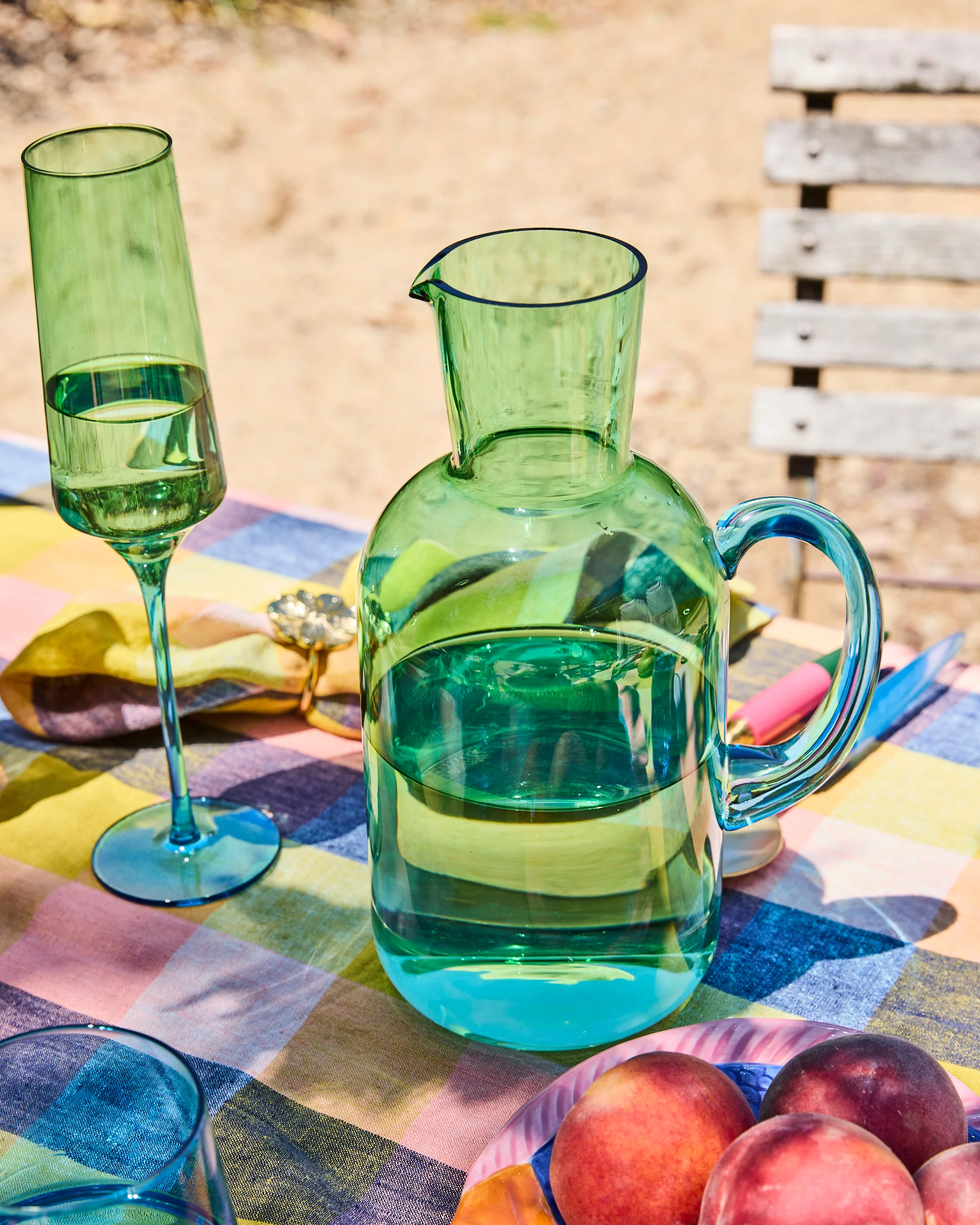 Pistachio Crush Champagne Glass 2P Set - Image 3