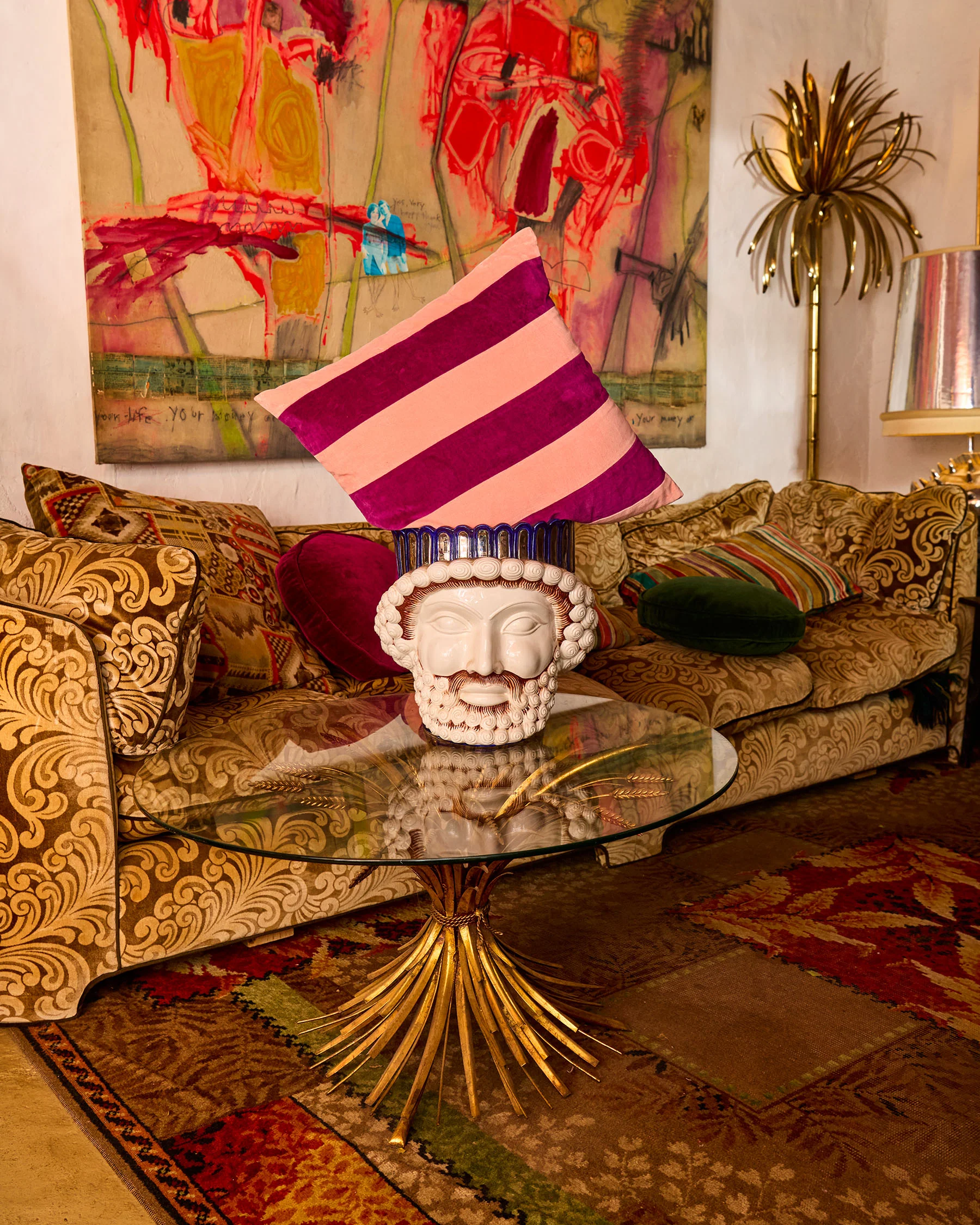 Plum Jam Velvet Cushion - Image 2