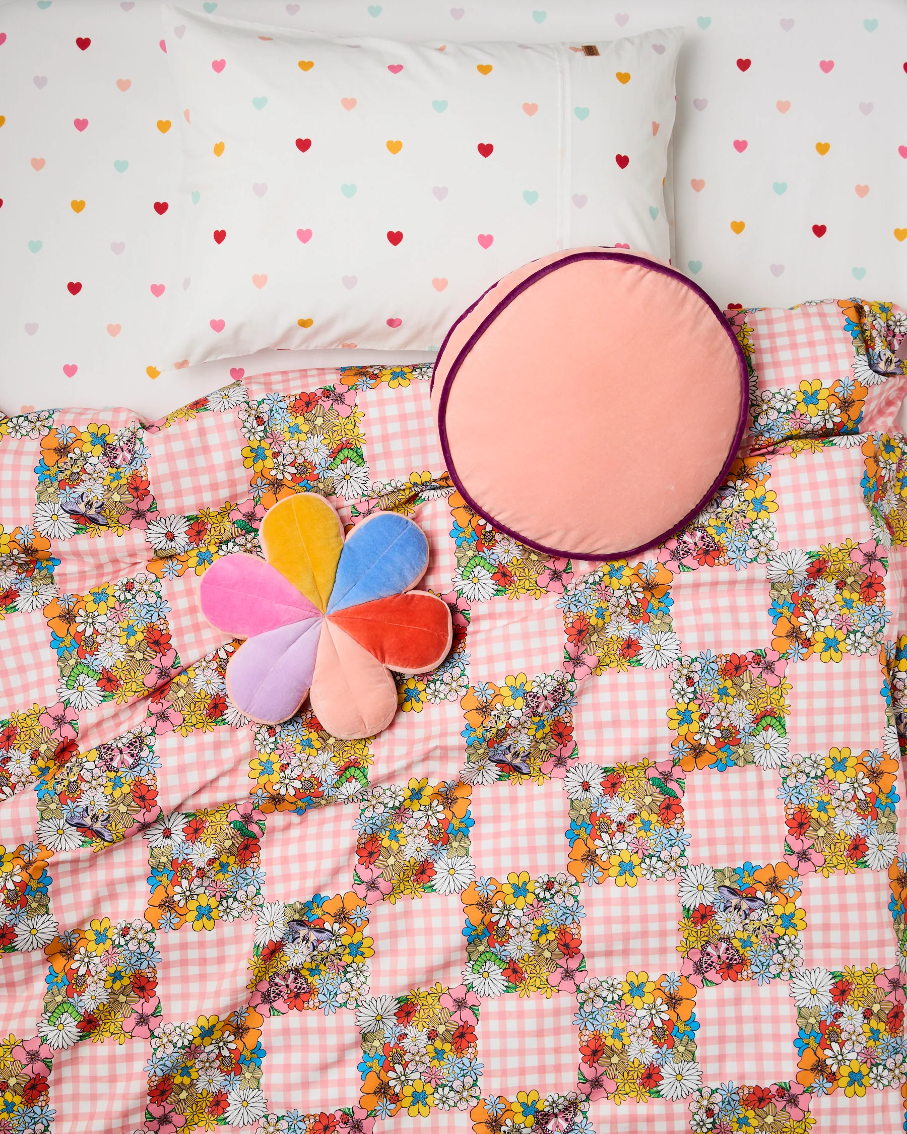 Plum Jam Velvet Pea Cushion - Image 2