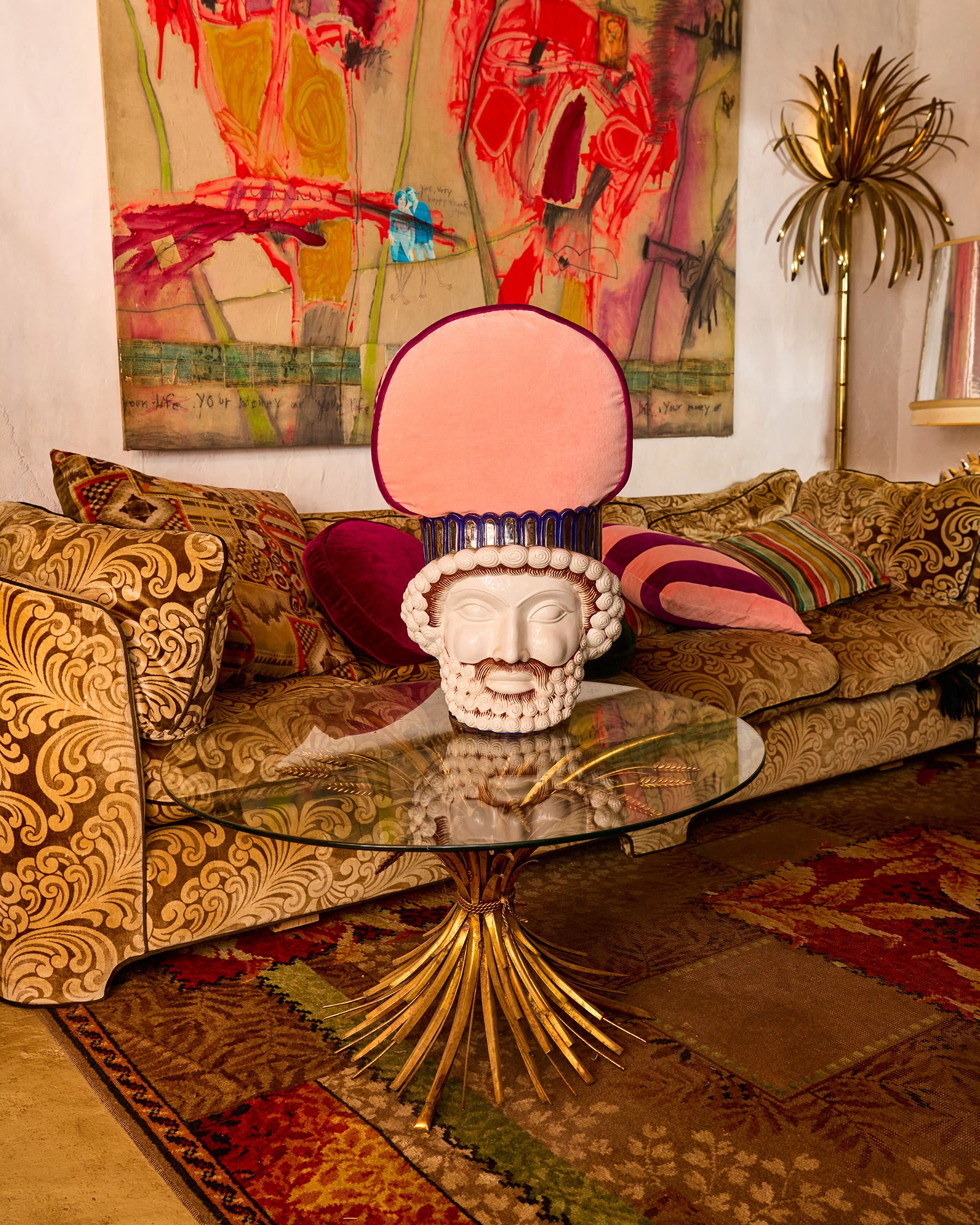 Plum Jam Velvet Pea Cushion - Image 7