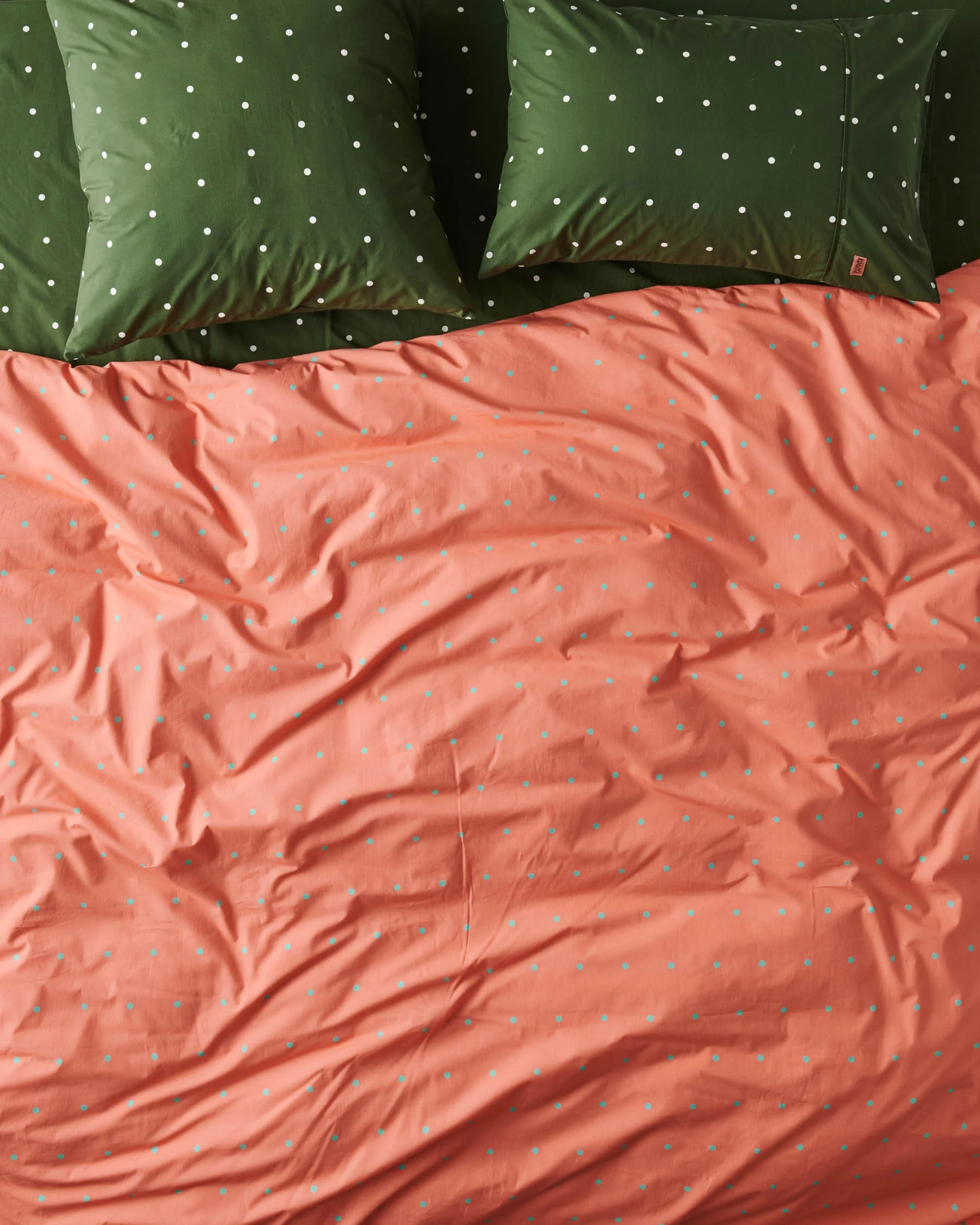 Polkadot Cactus Organic Cotton European Pillowcases - Image 4