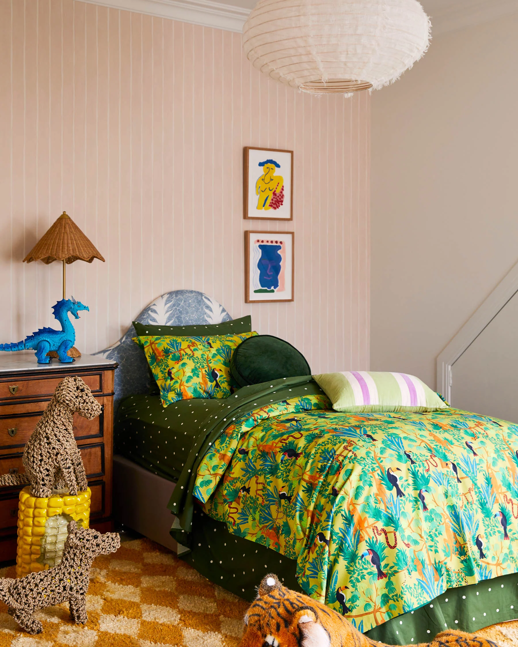 Polkadot Cactus Organic Cotton Fitted Sheet - Image 2