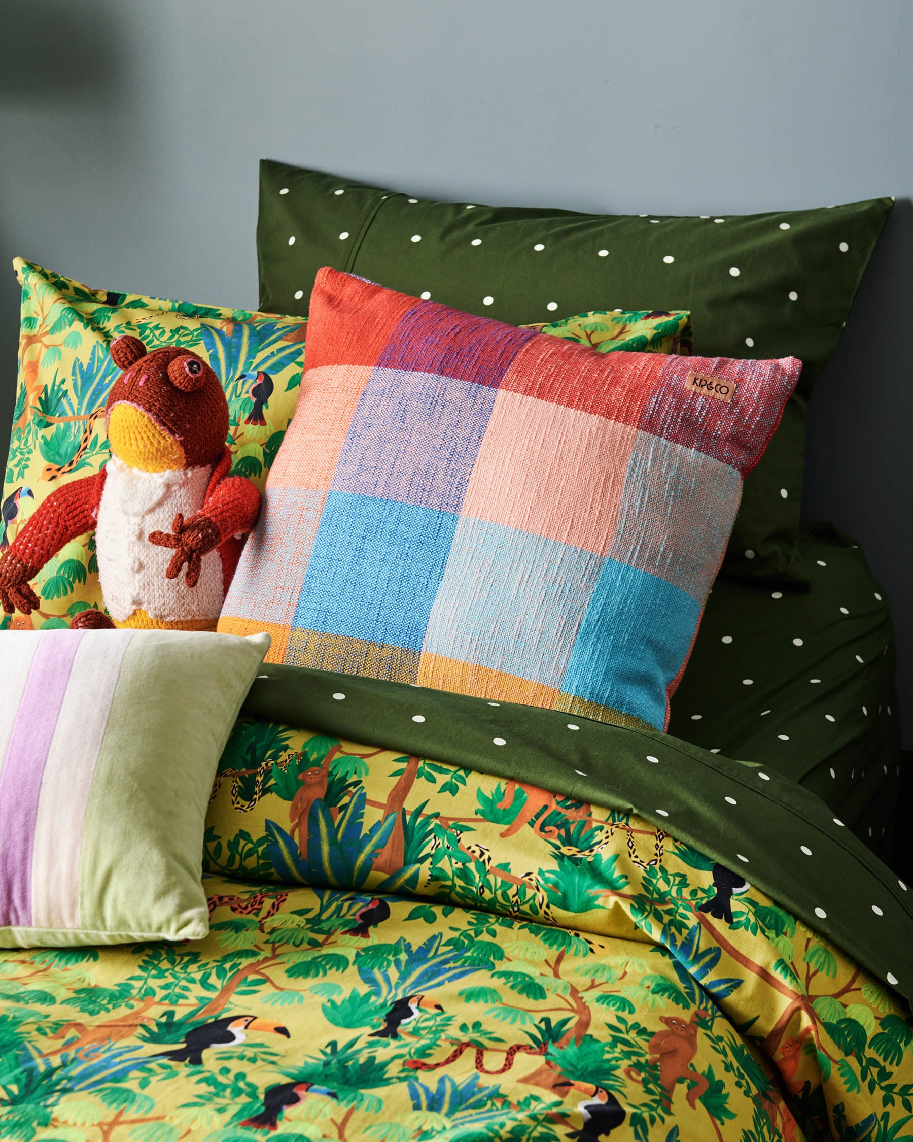 Polkadot Cactus Organic Cotton Fitted Sheet - Image 3