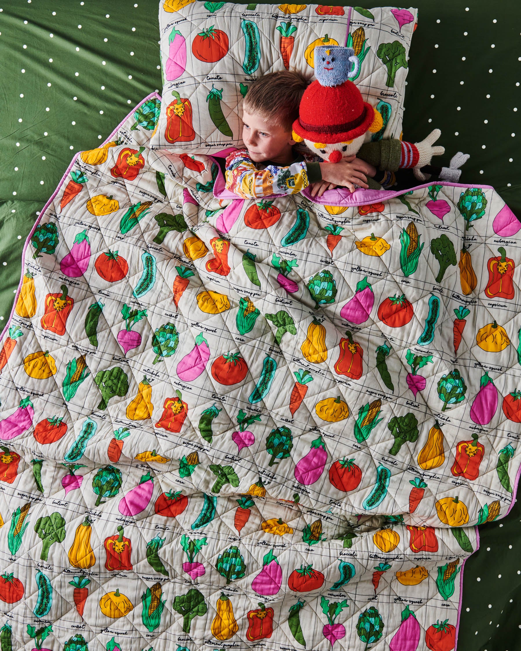 Polkadot Cactus Organic Cotton Fitted Sheet - Image 7