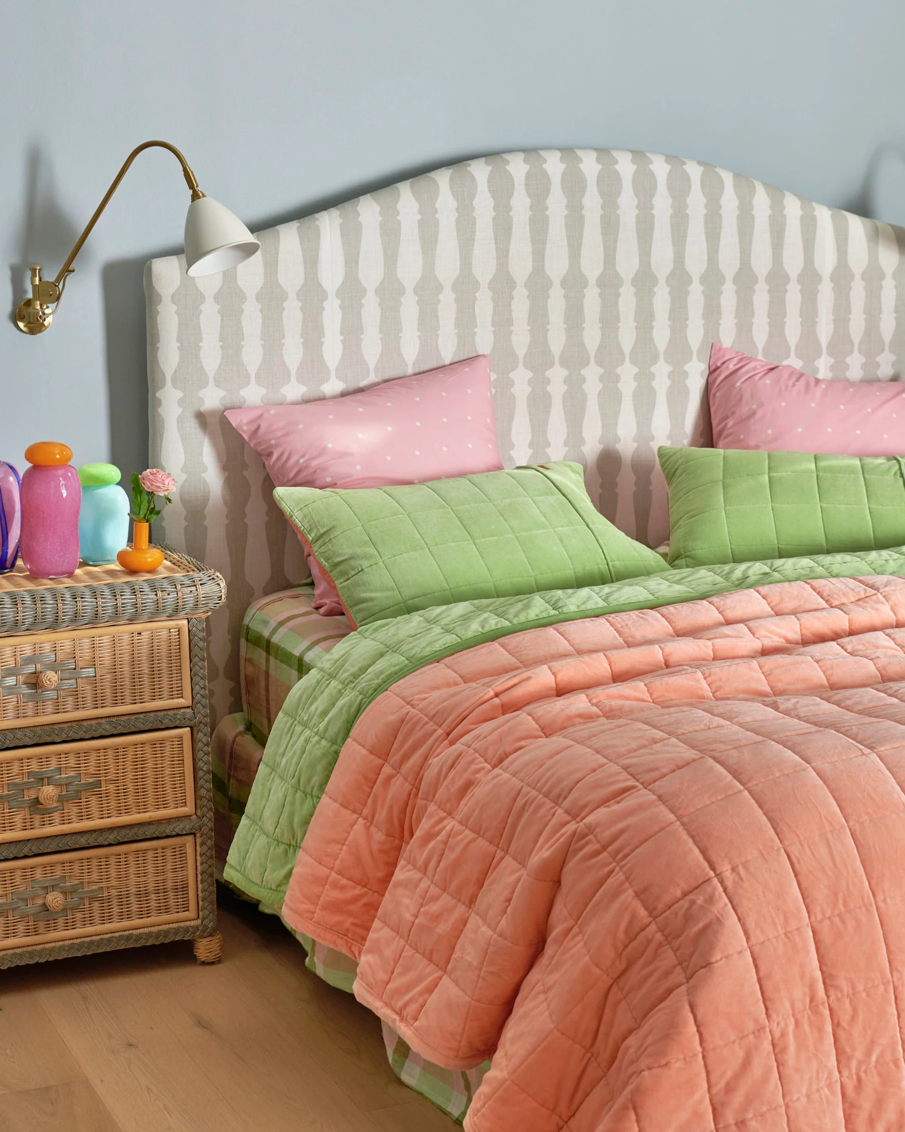 Polkadot Strawberry Organic Cotton European Pillowcases - Image 2
