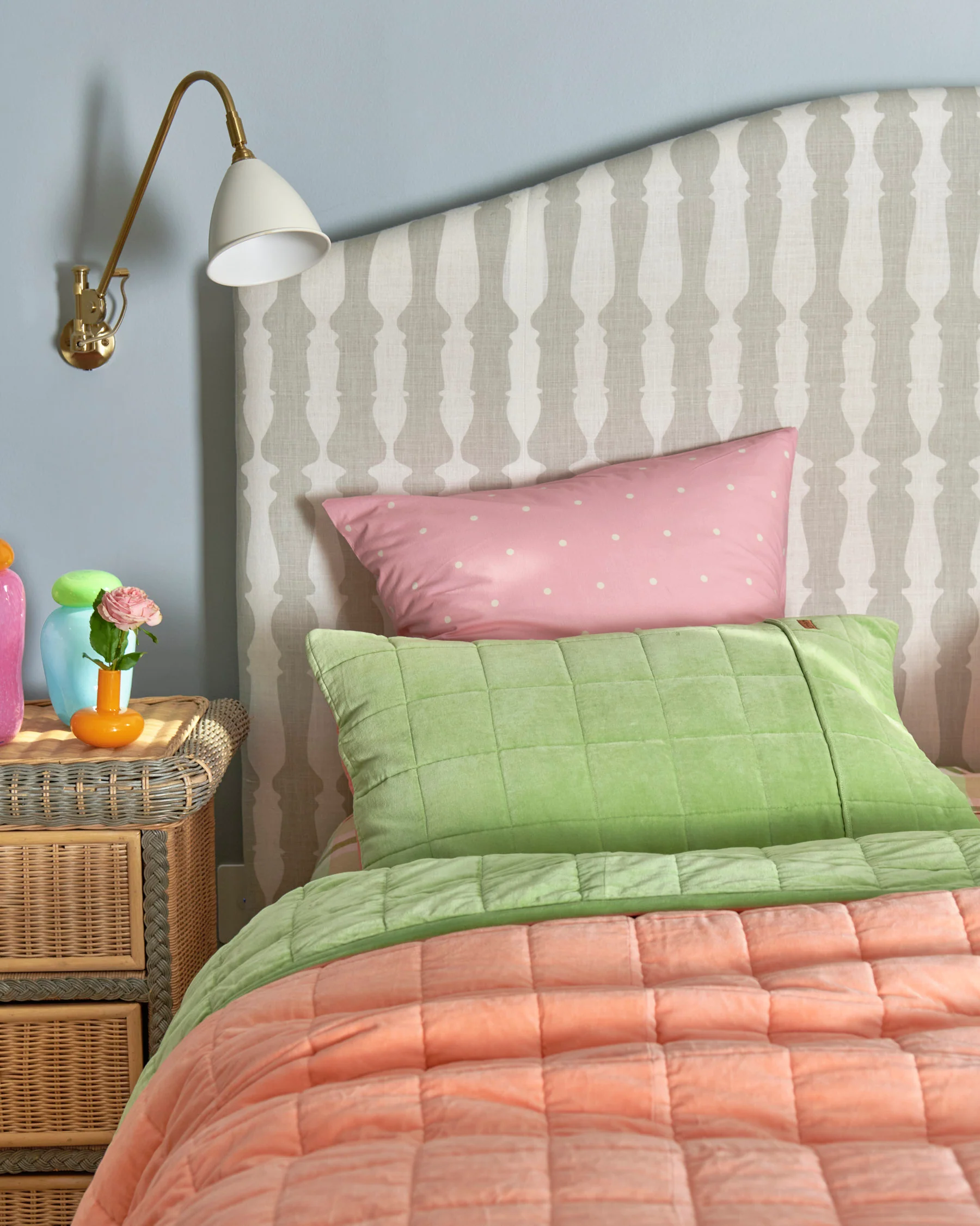 Polkadot Strawberry Organic Cotton European Pillowcases - Image 4