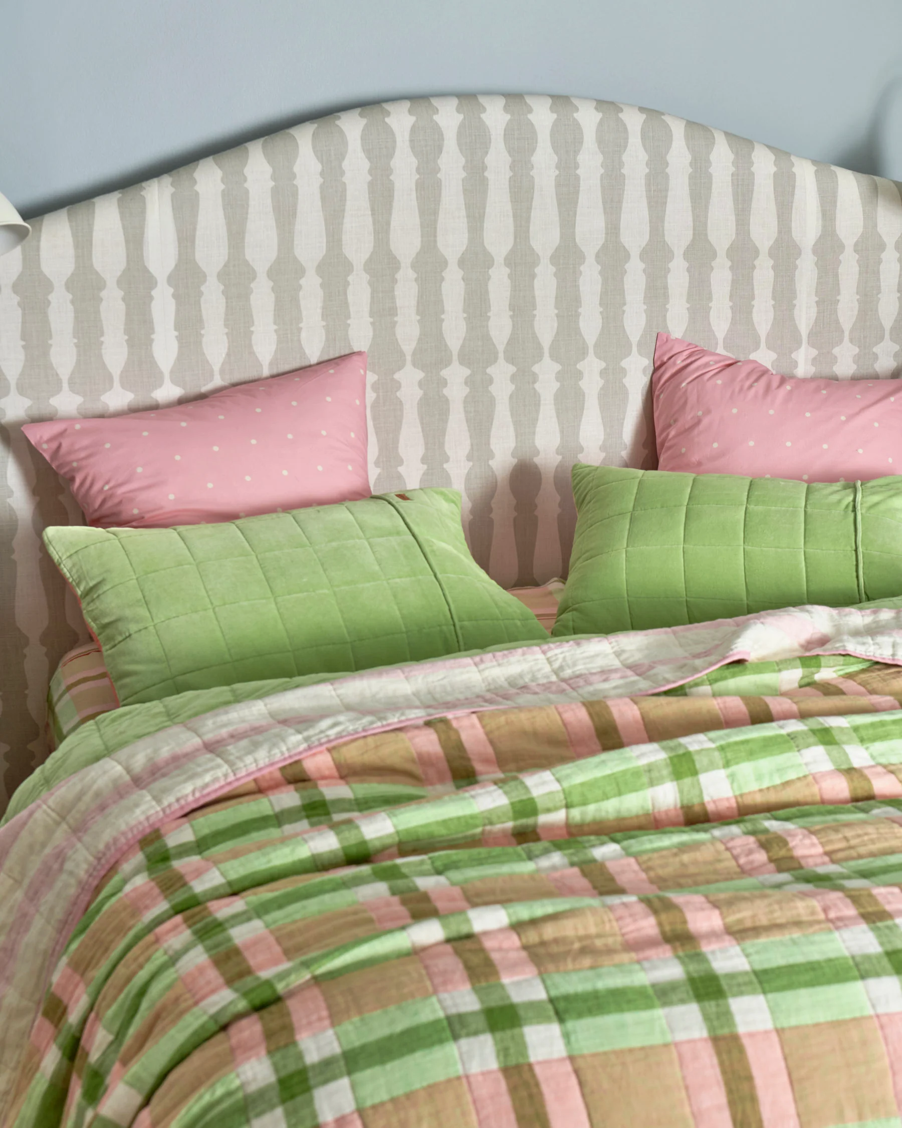 Polkadot Strawberry Organic Cotton European Pillowcases - Image 6