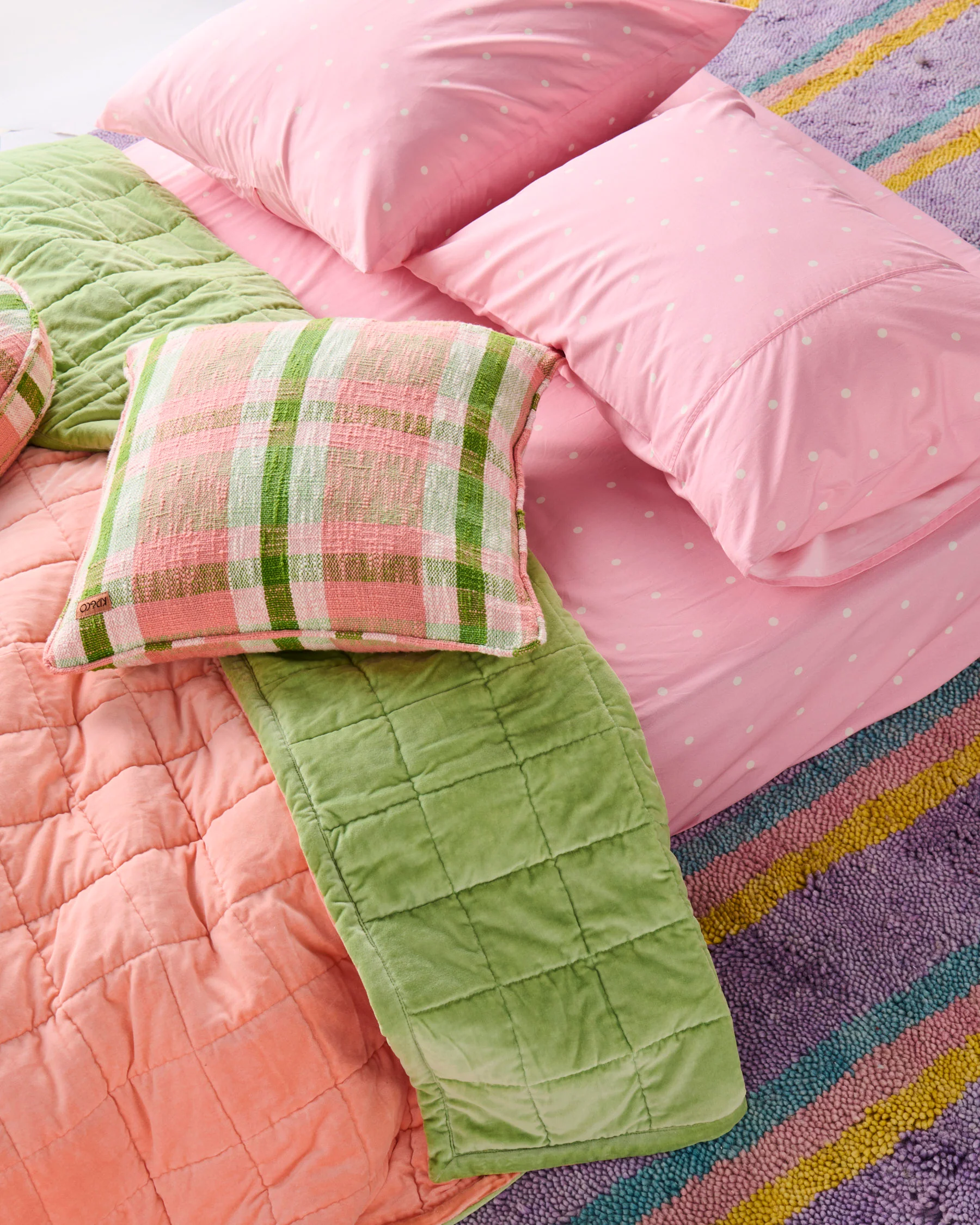 Polkadot Strawberry Organic Cotton European Pillowcases - Image 8