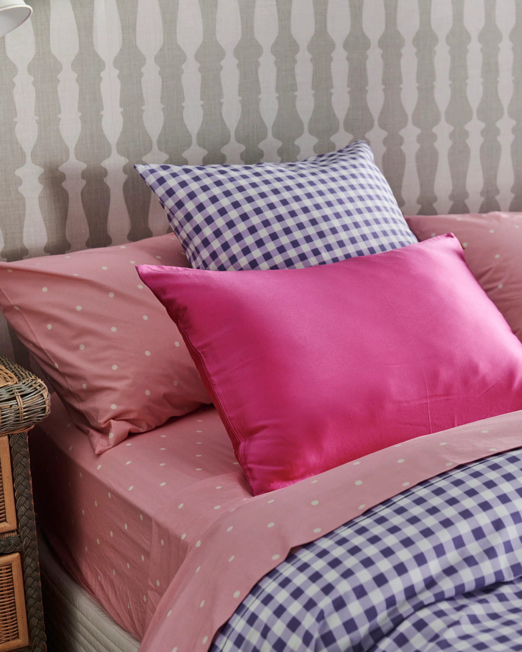 Polkadot Strawberry Organic Cotton Fitted Sheet - Image 3