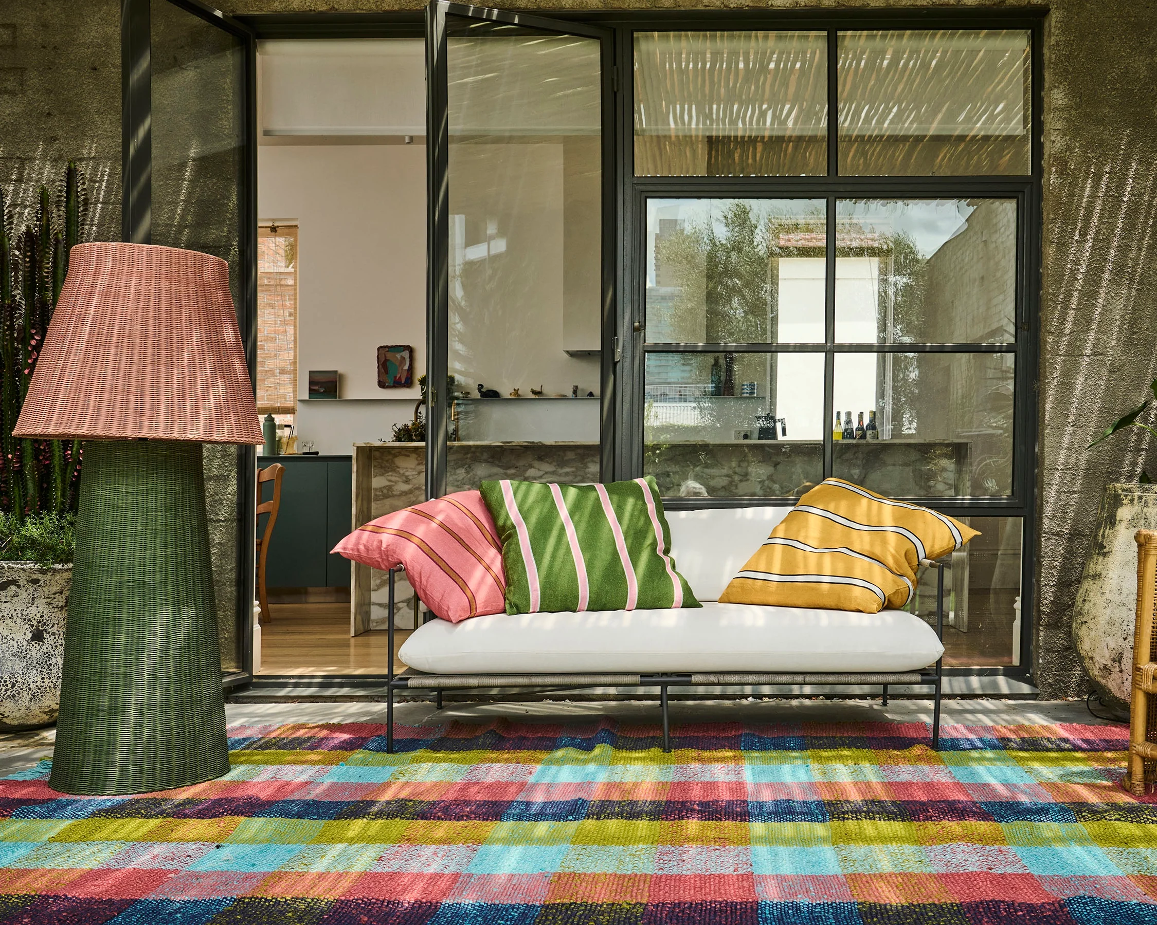 Portofino Rattan Floor Lamp - Image 4