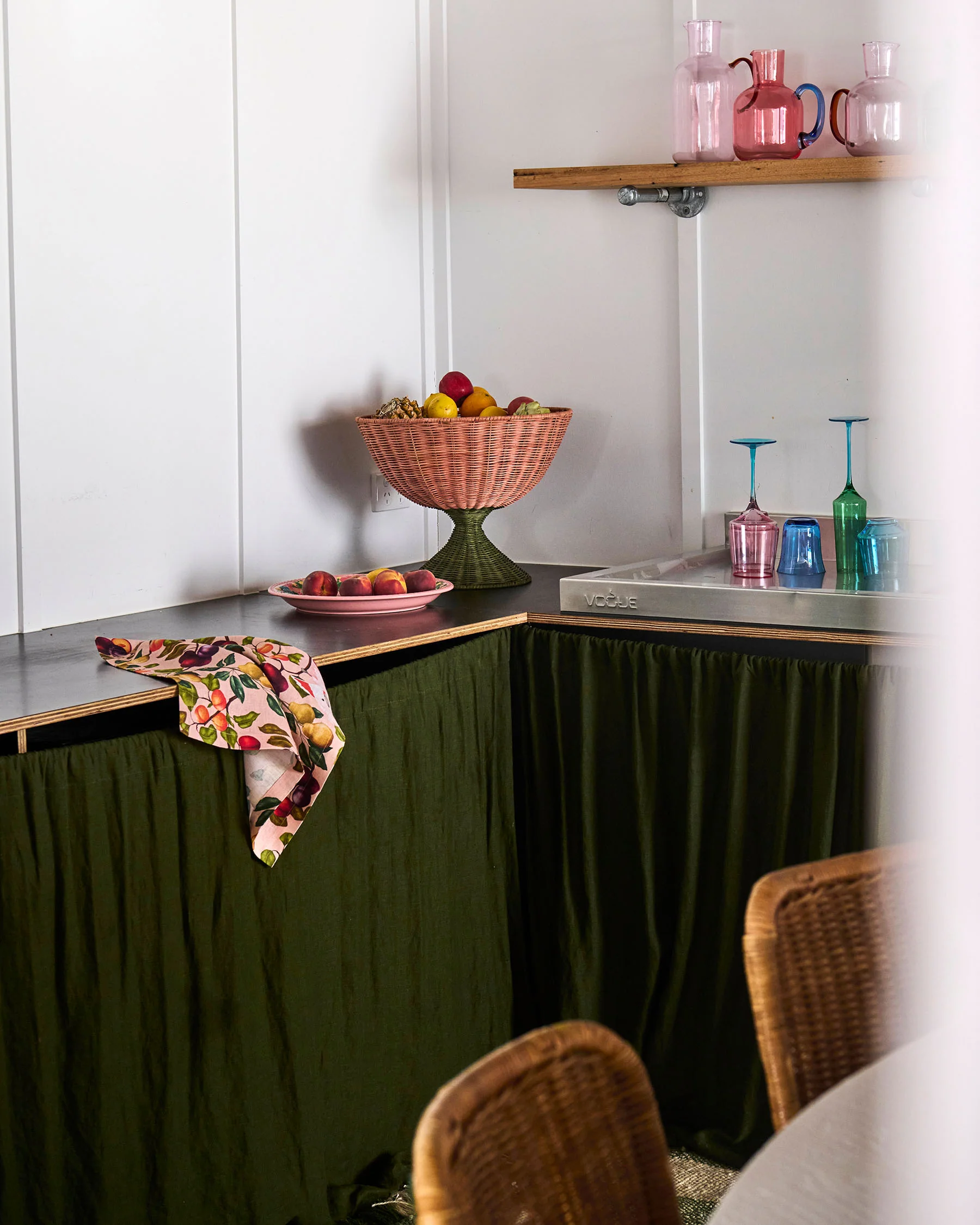 Portofino Rattan Fruit Bowl Stand - Image 2