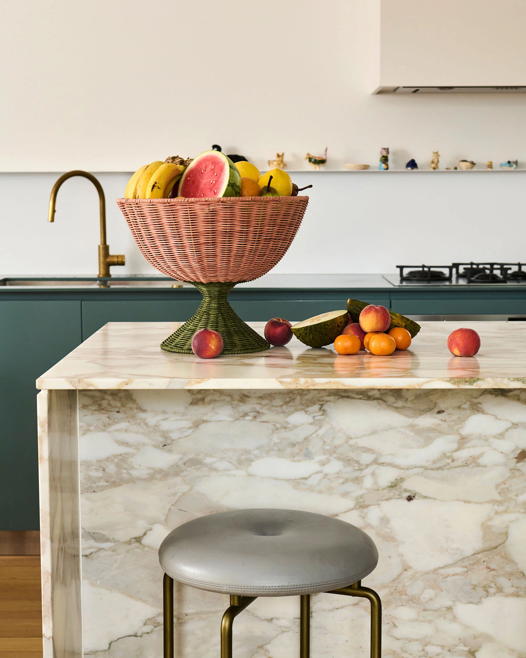 Portofino Rattan Fruit Bowl Stand - Image 7