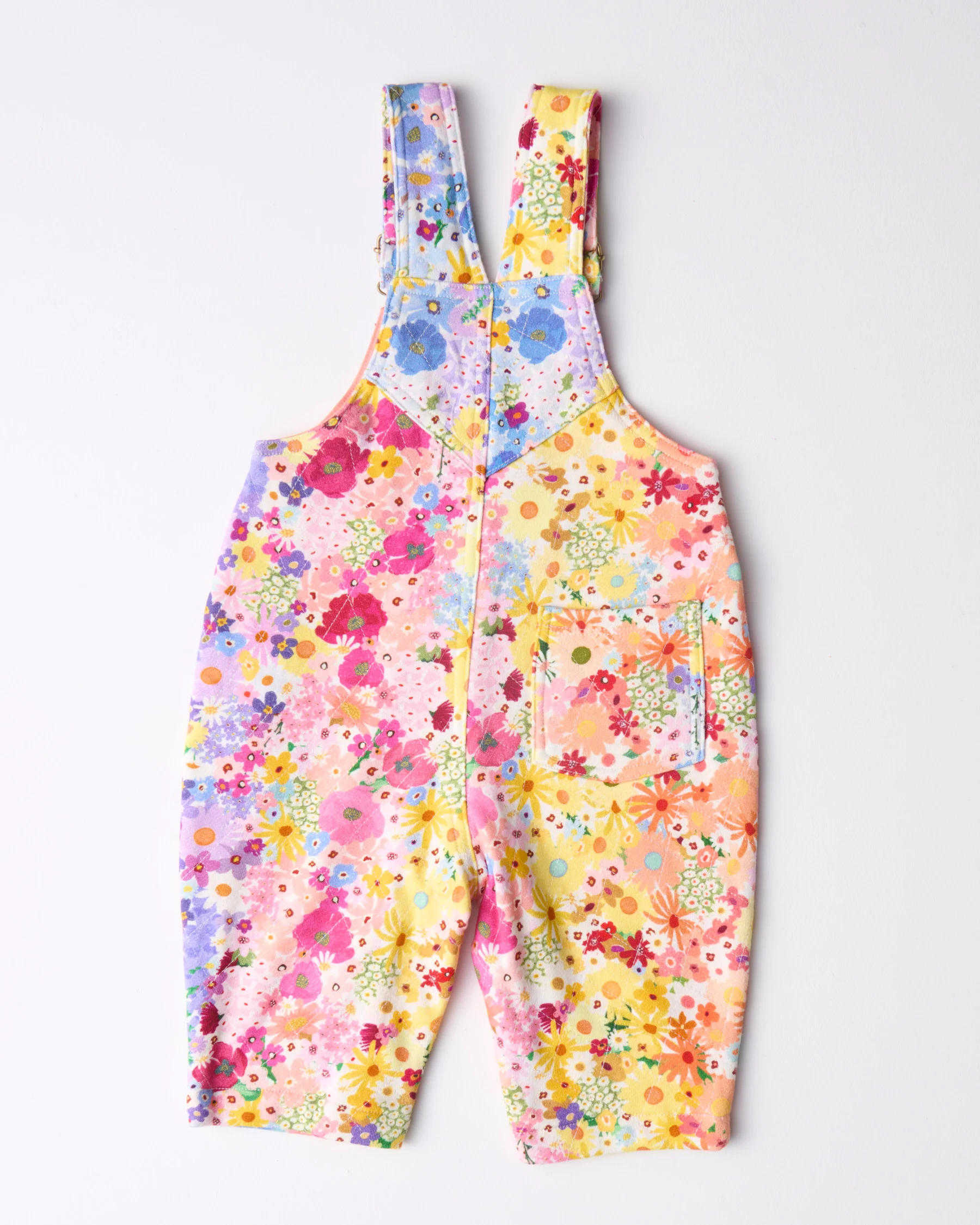 Posie Lane Organic Cotton Quilted Fleece Overalls - Image 5