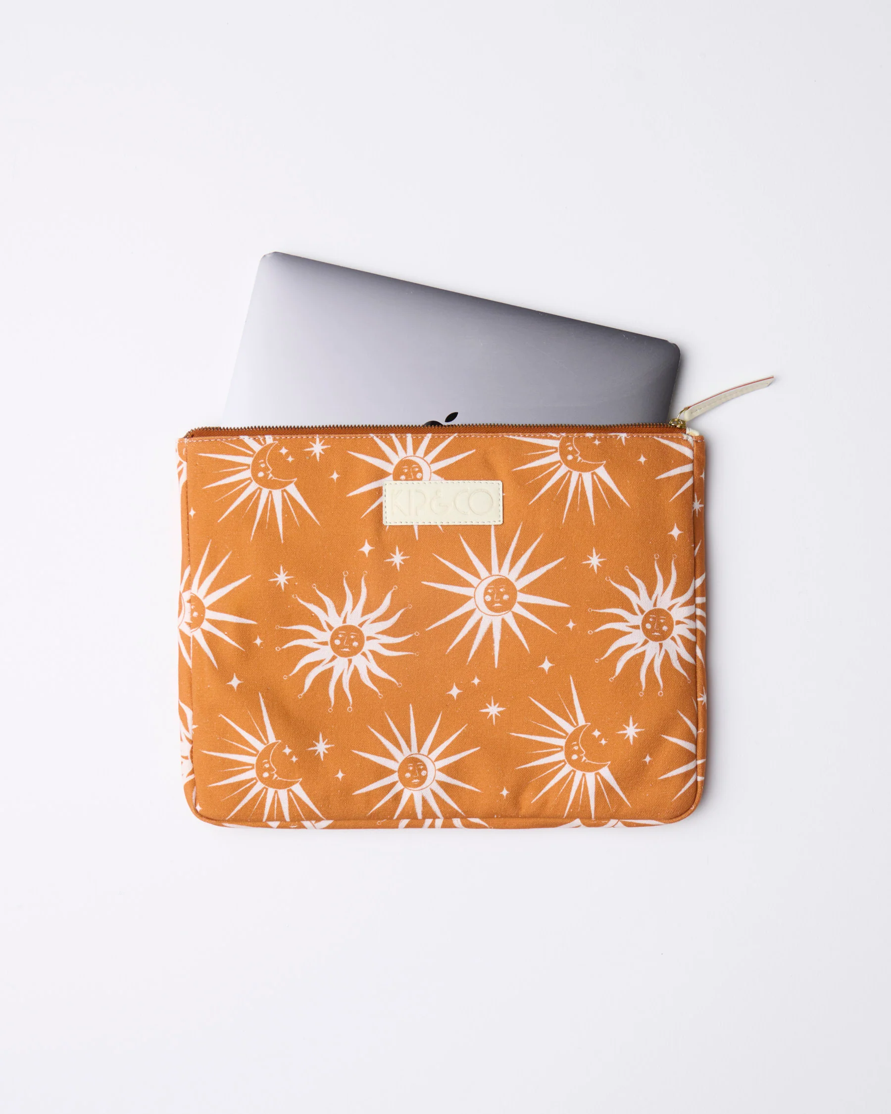 Ray Of Light Ochre Laptop Case - Image 3
