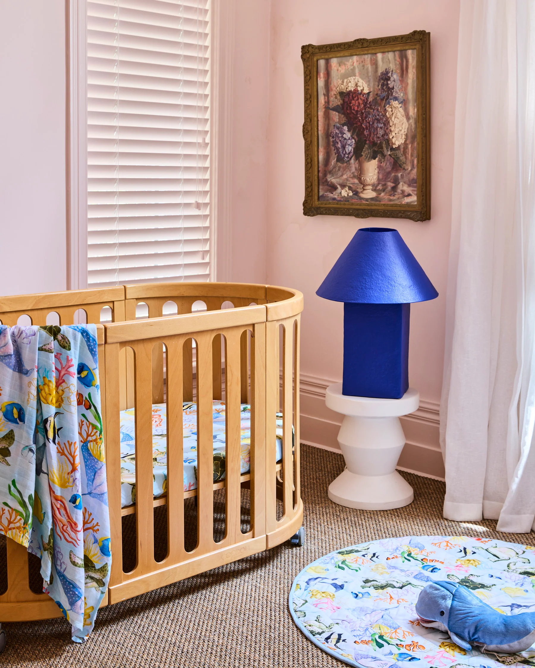 Reef Life Organic Cotton Baby Fitted Sheet - Image 3