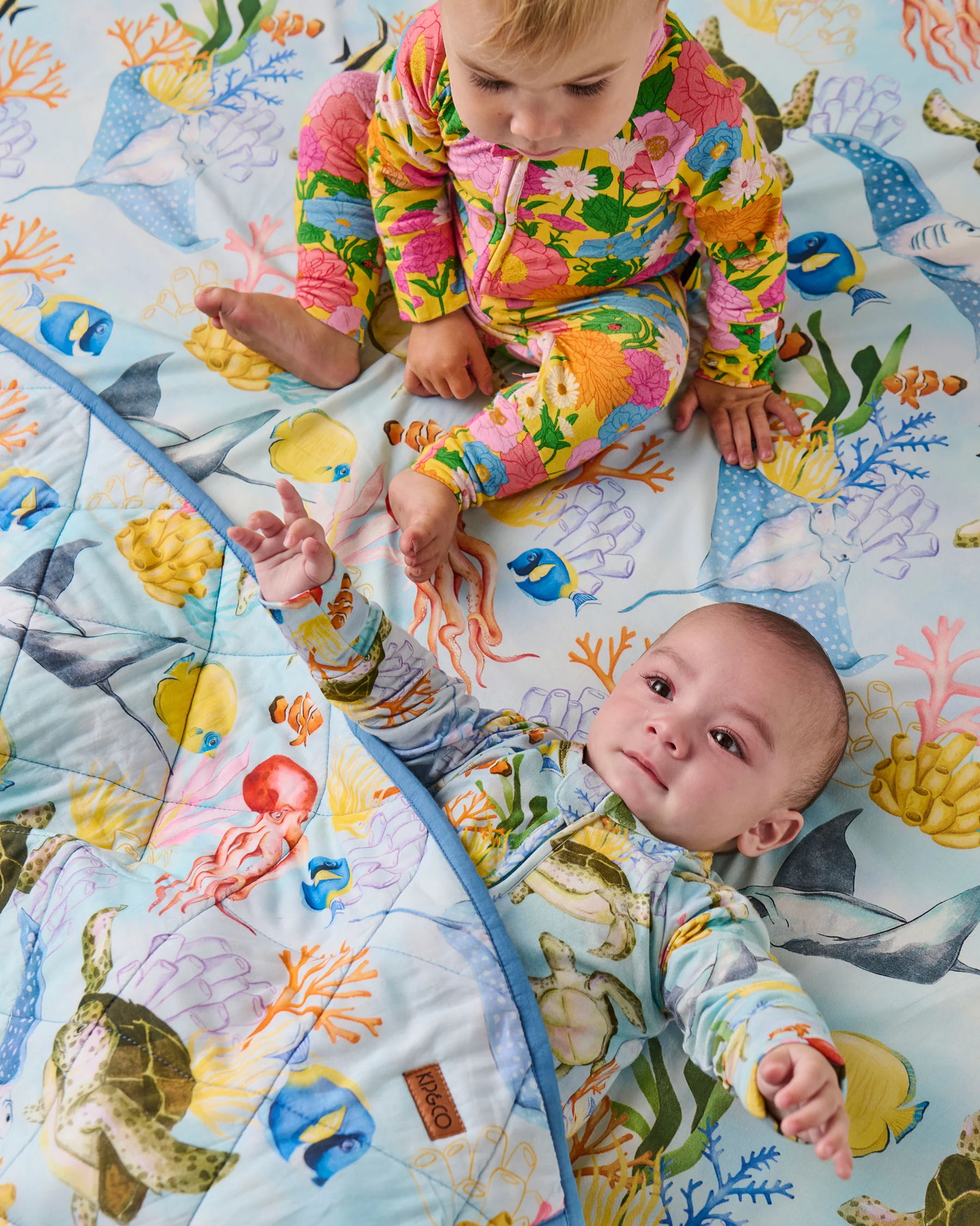 Reef Life Organic Cotton Baby Fitted Sheet - Image 4