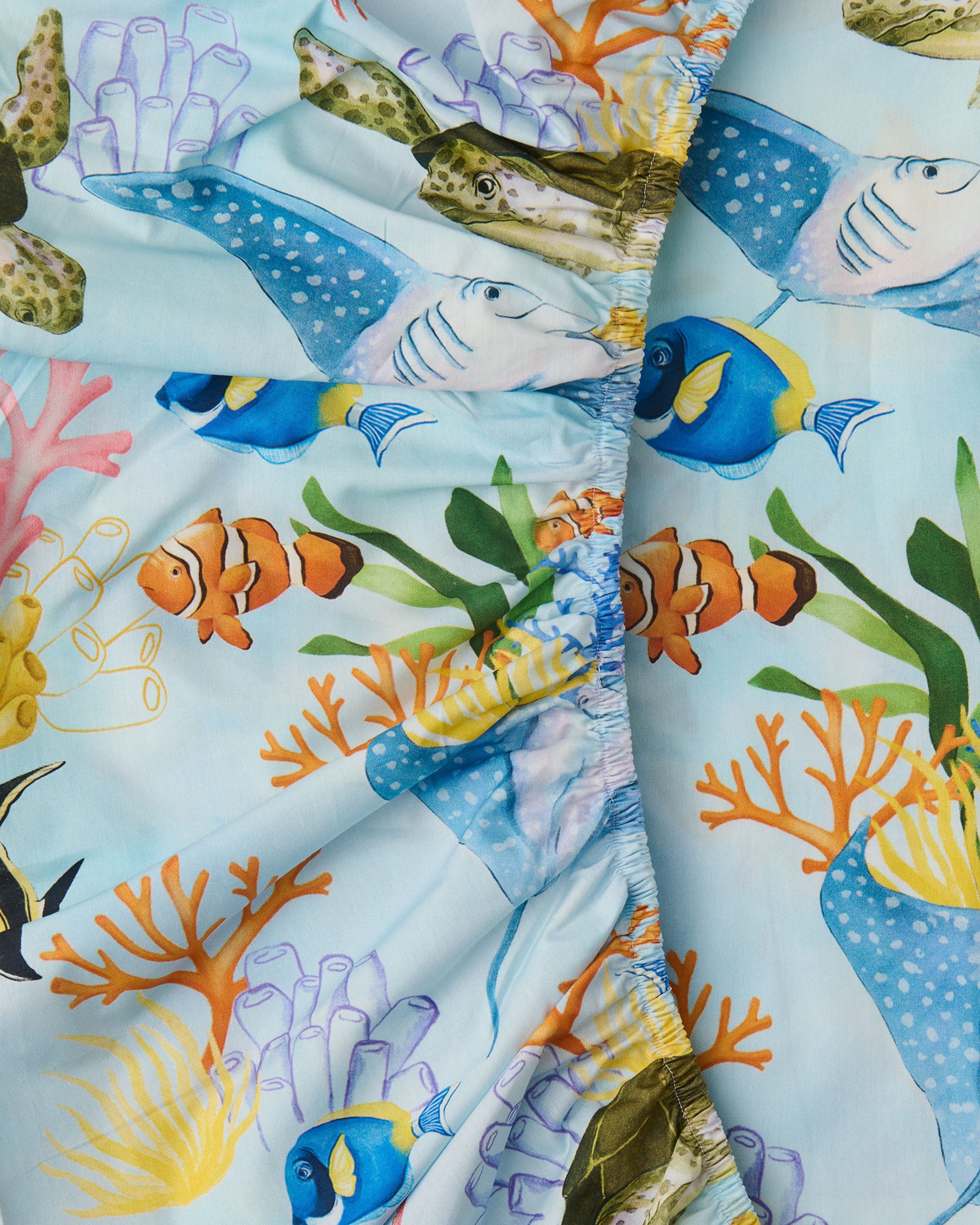 Reef Life Organic Cotton Baby Fitted Sheet - Image 7
