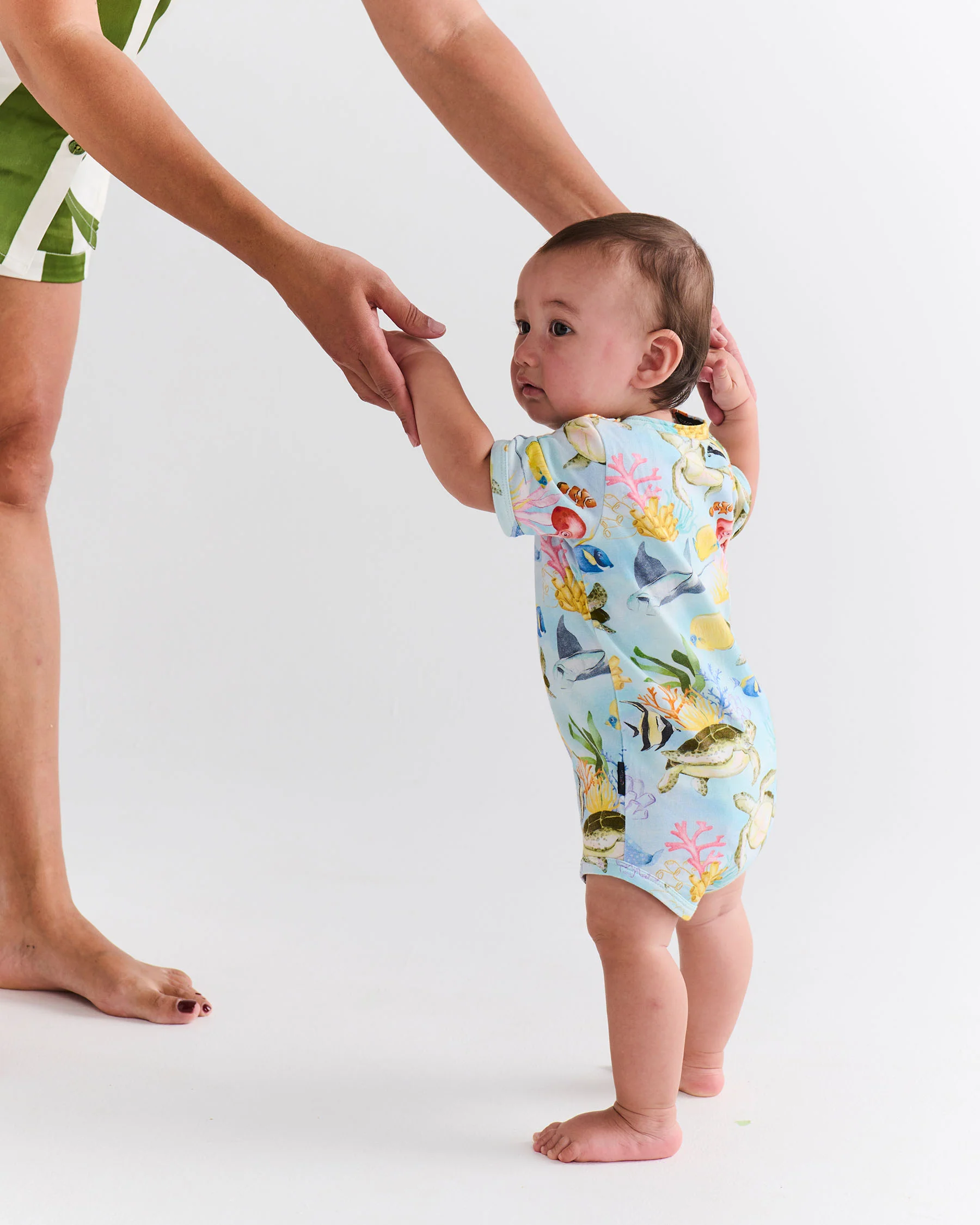 Reef Life Organic Short Sleeve Romper - Image 3