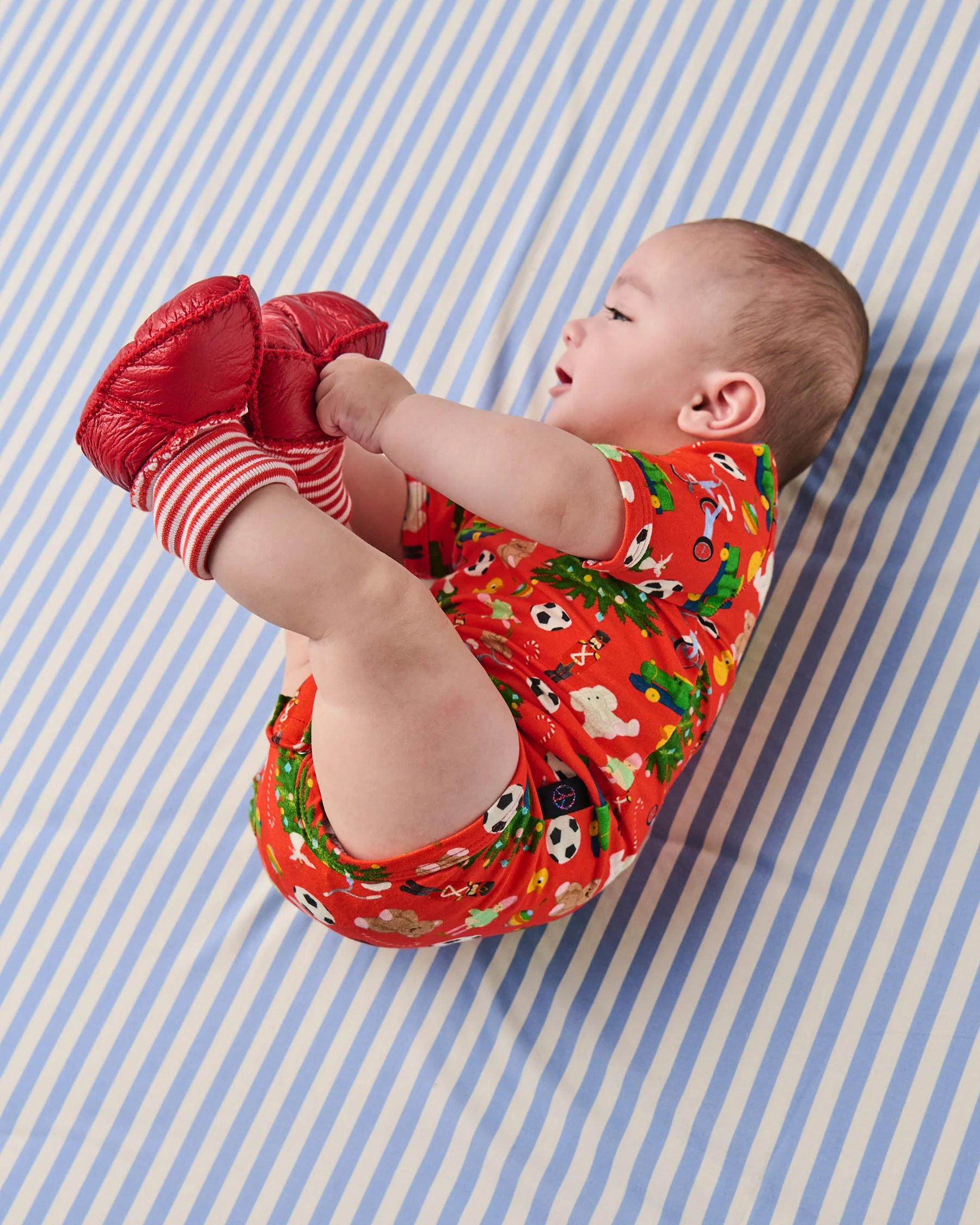 Santa's Little Helper Baby Booties - Image 5