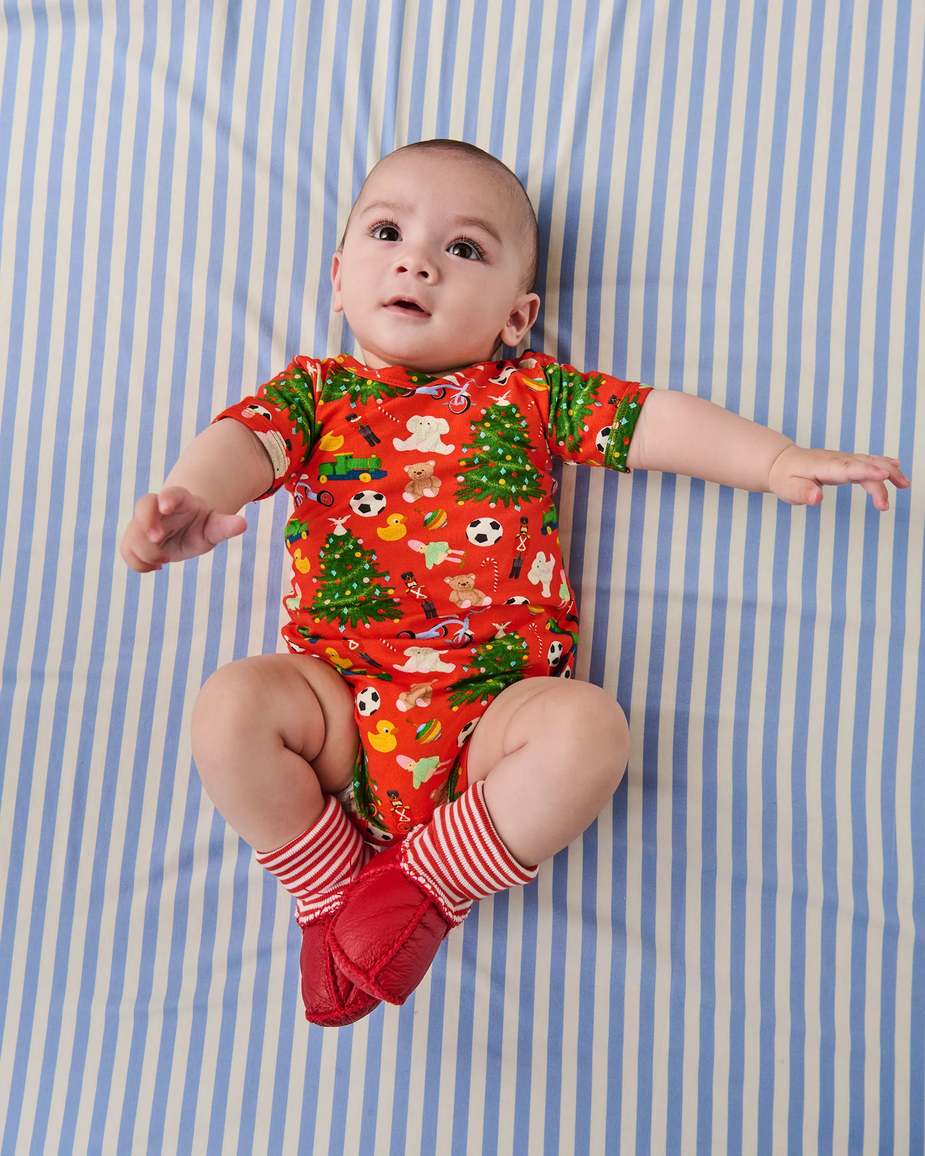 Santa's Little Helper Baby Booties - Image 6