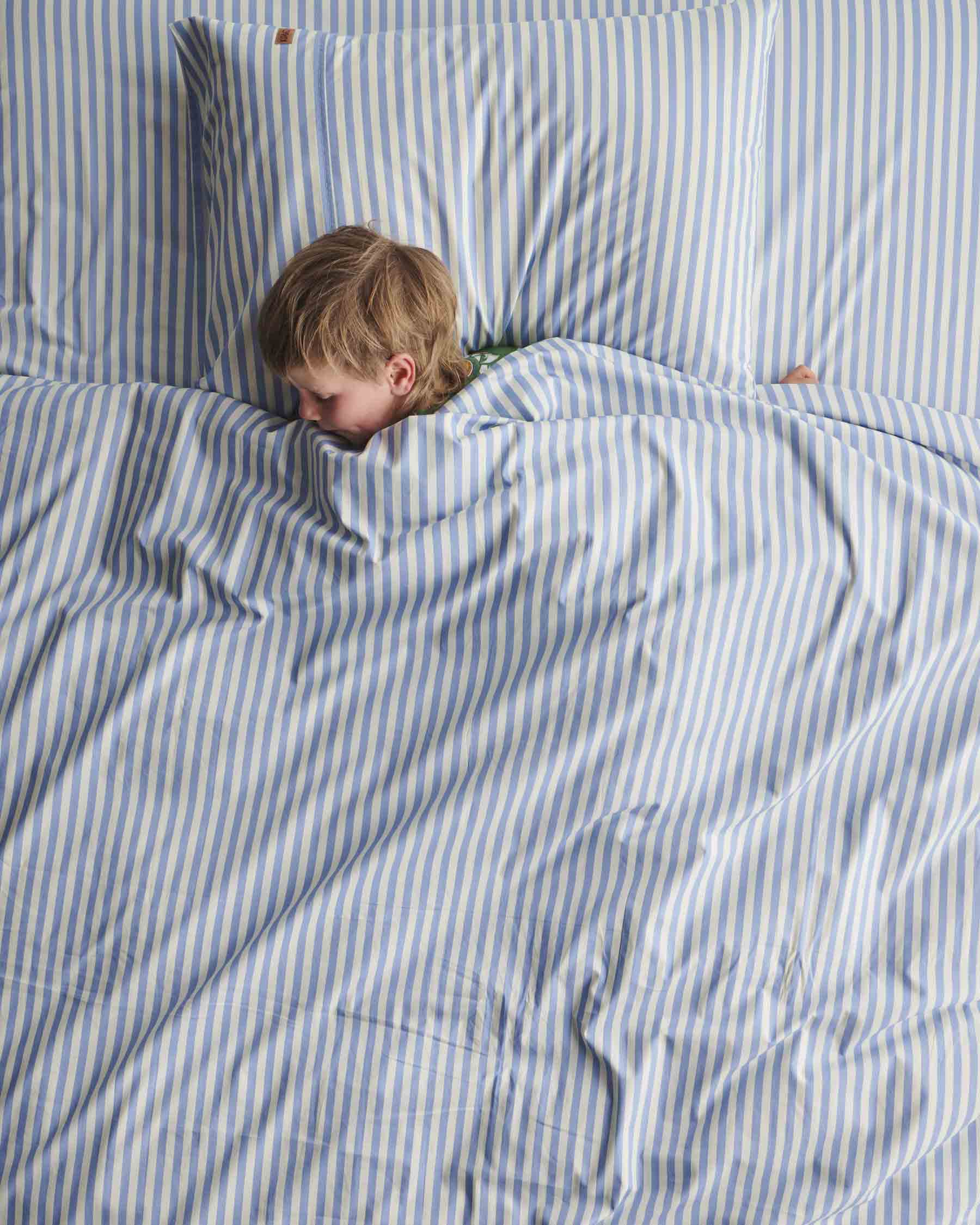 Seaside Stripe Organic Cotton Flat Sheet (US) - Image 8