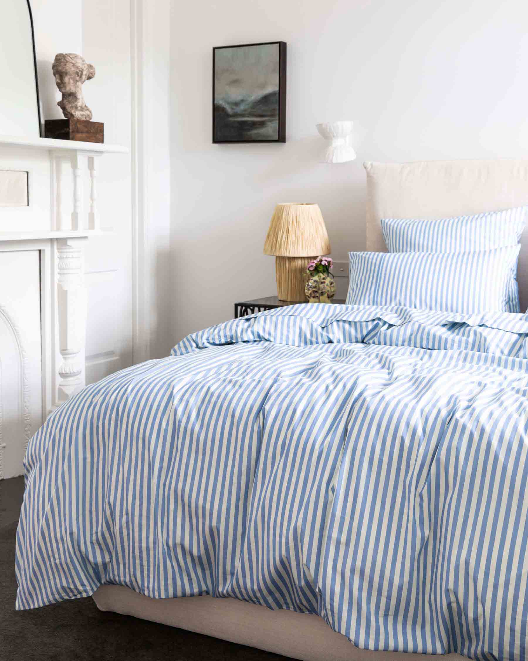 Seaside Stripe Organic Cotton Quilt Cover (US) - Image 5