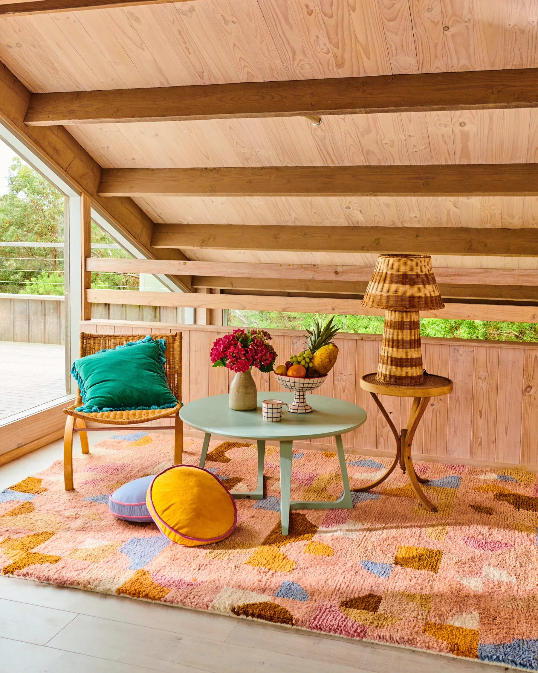 Sombrero Rattan Lamp - Image 5