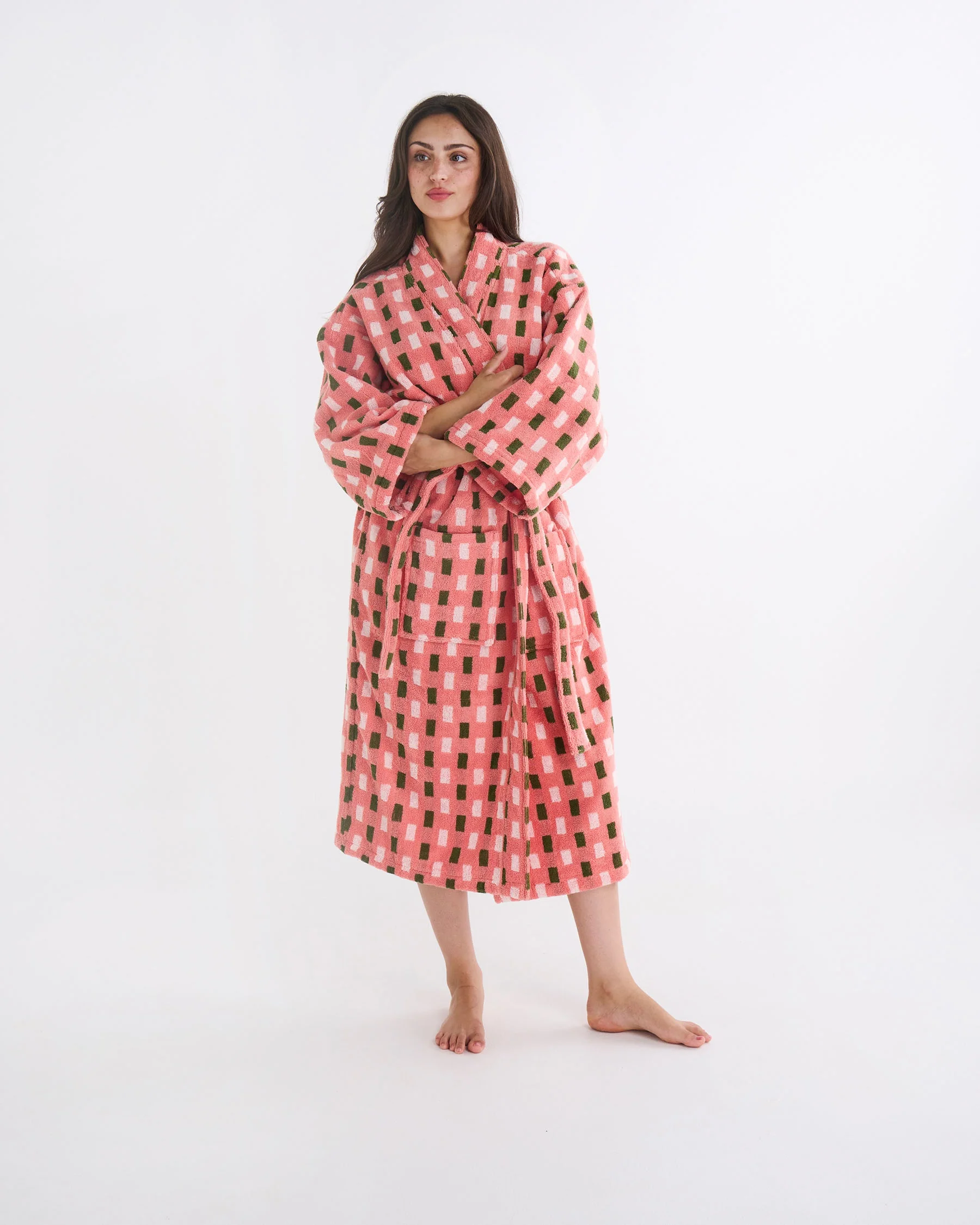 Speckle Terry Bath Robe - Image 5