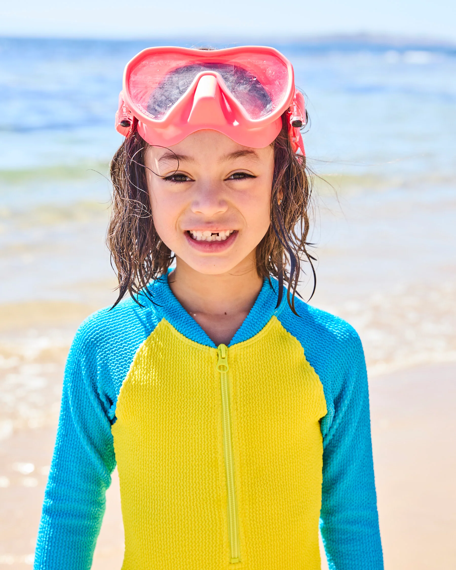 Splash Crinkle Long Sleeve Bathers - Image 3