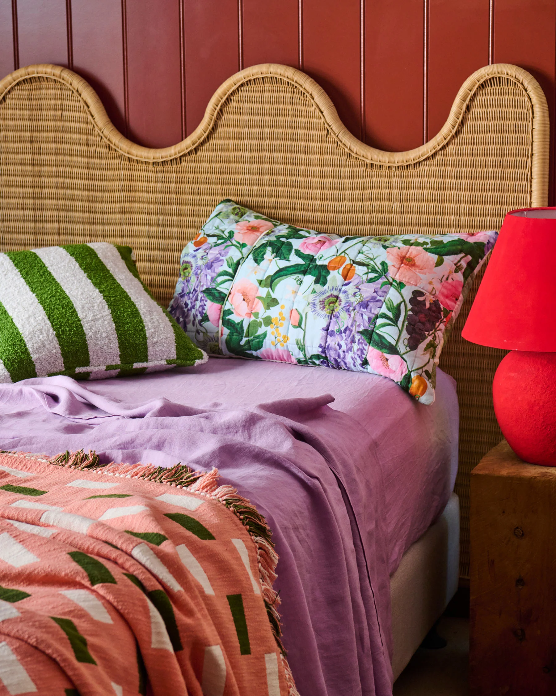 Spring In The Air Reversible Linen Quilted Pillowcases - Image 2