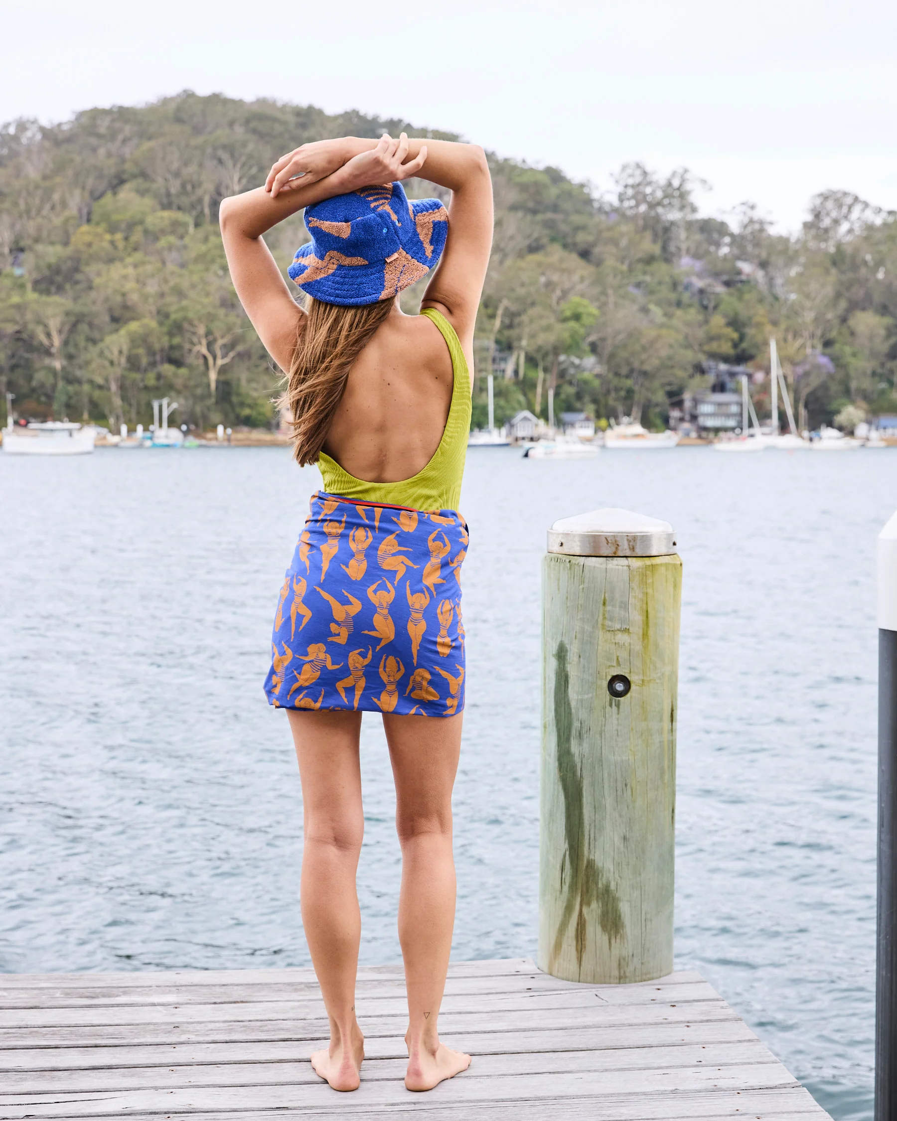 Sun Kissed Terry Beach Hat - Image 6