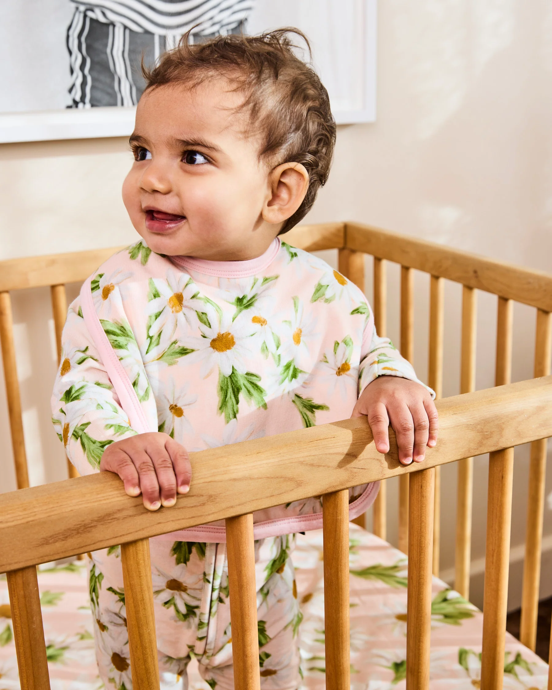 Sweet Daisy Organic Cotton Bib - Image 4
