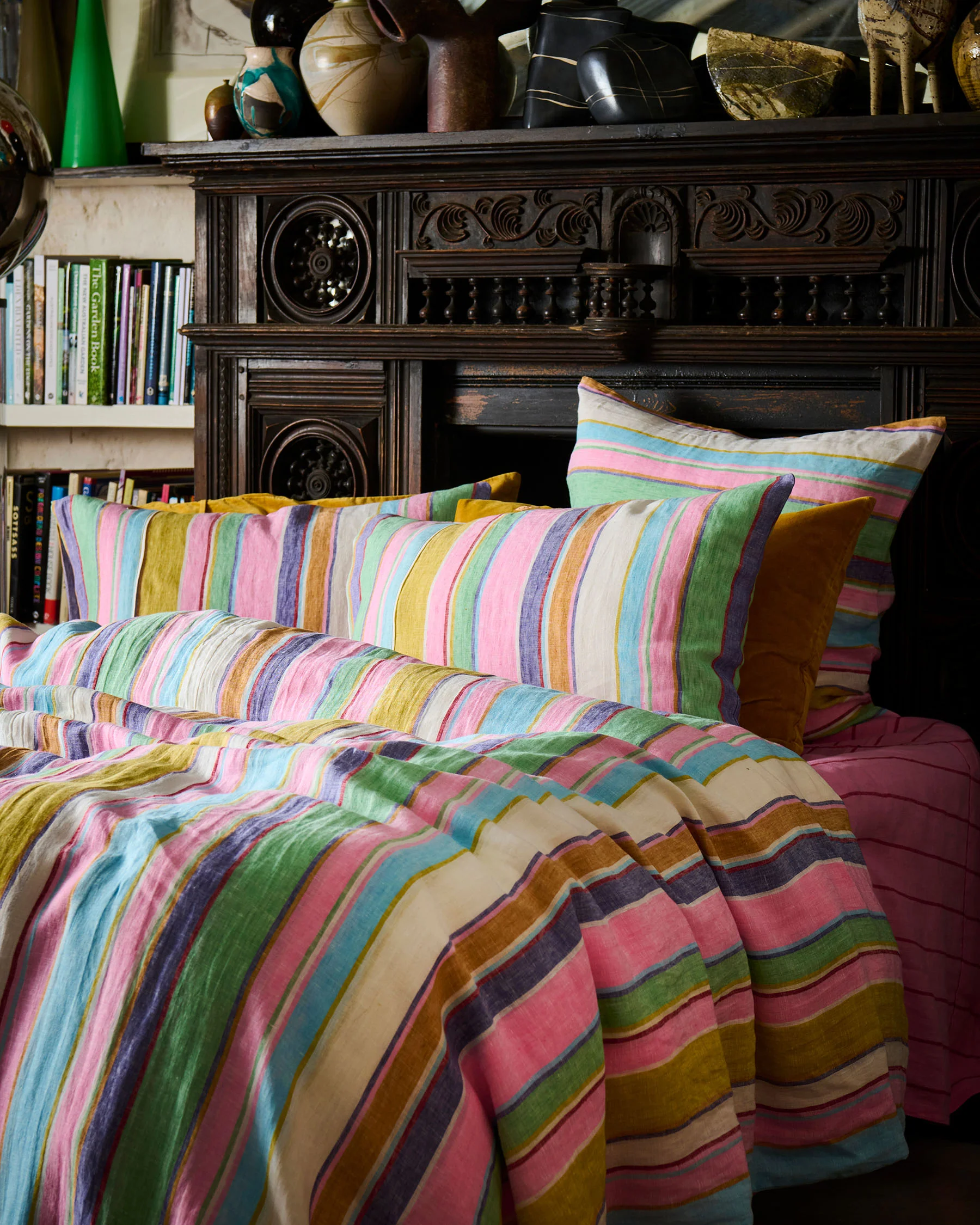 Tangier Days Linen European Pillowcases - Image 3